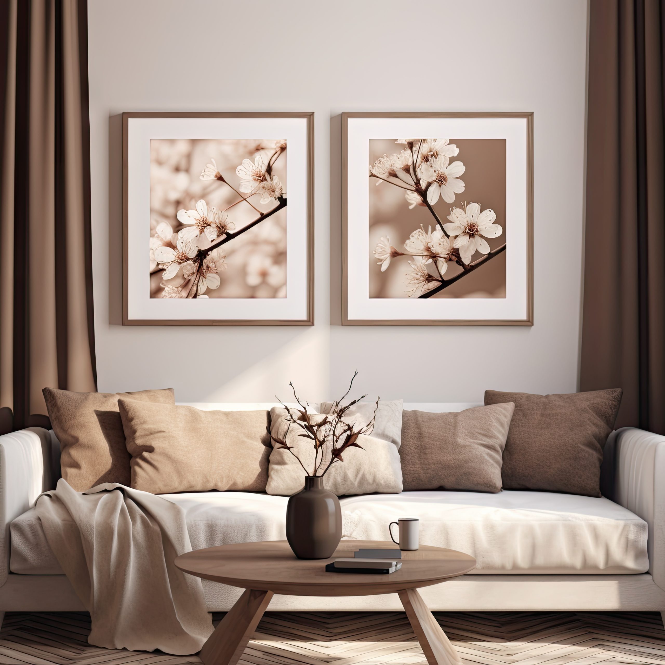 Modern Living Room Table Decor