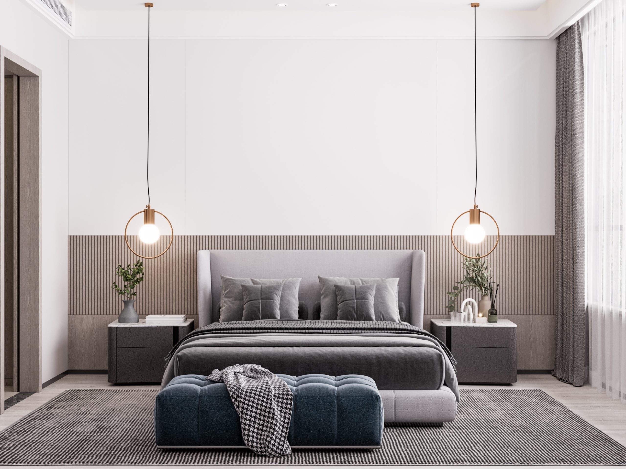 luxury modern master bedroom design