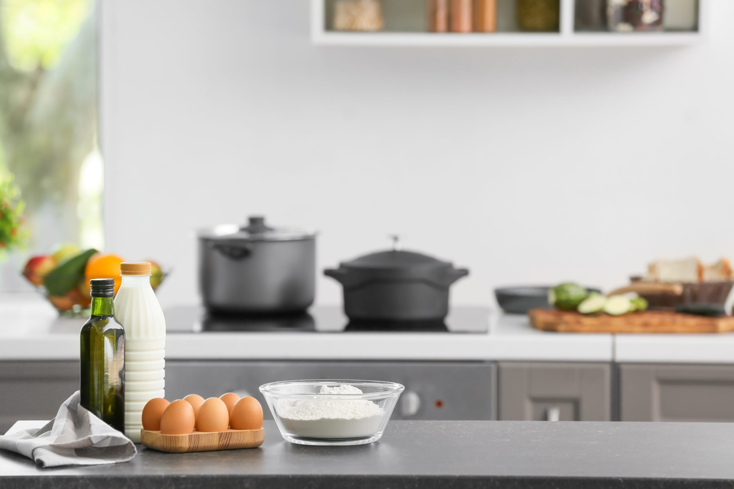 Kitchen Baking Zone with Organization Products