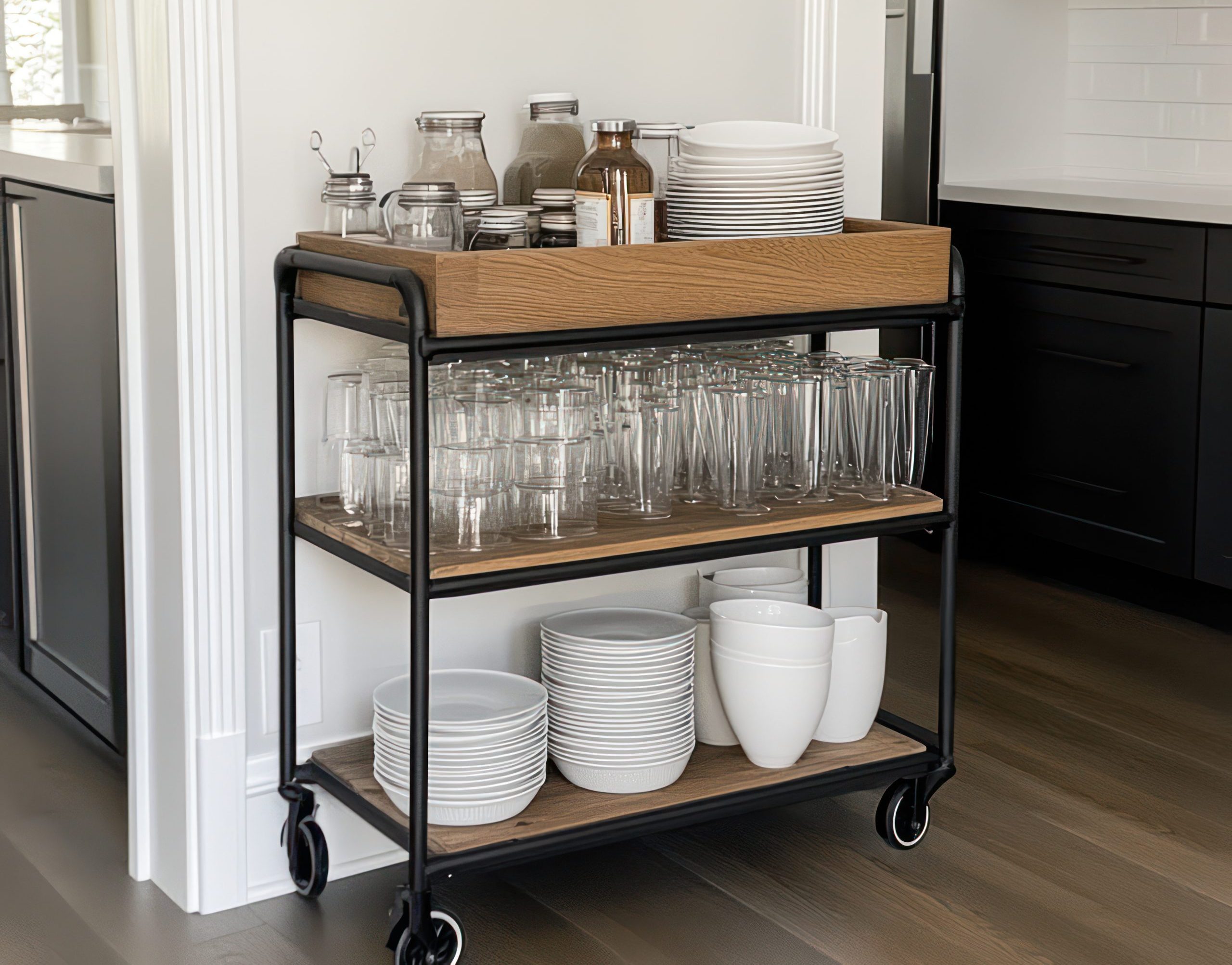 Rolling Kitchen Storage Cart