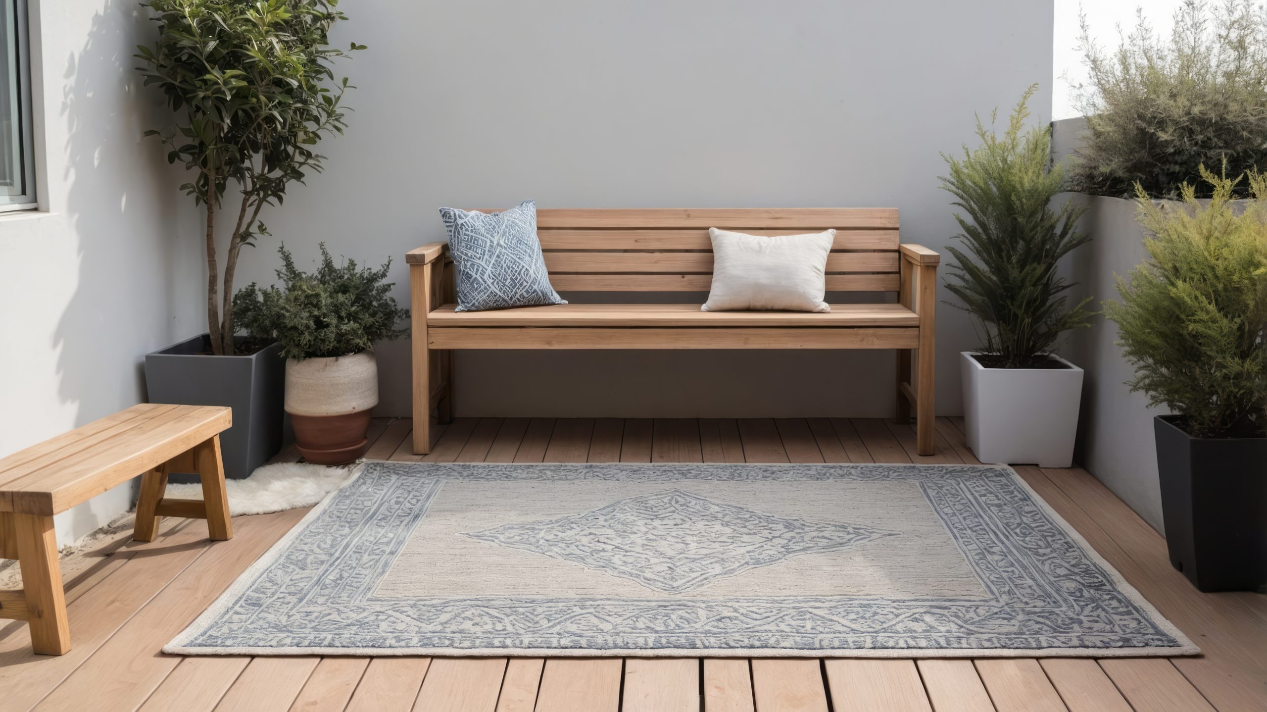 inexpensive patio makeover