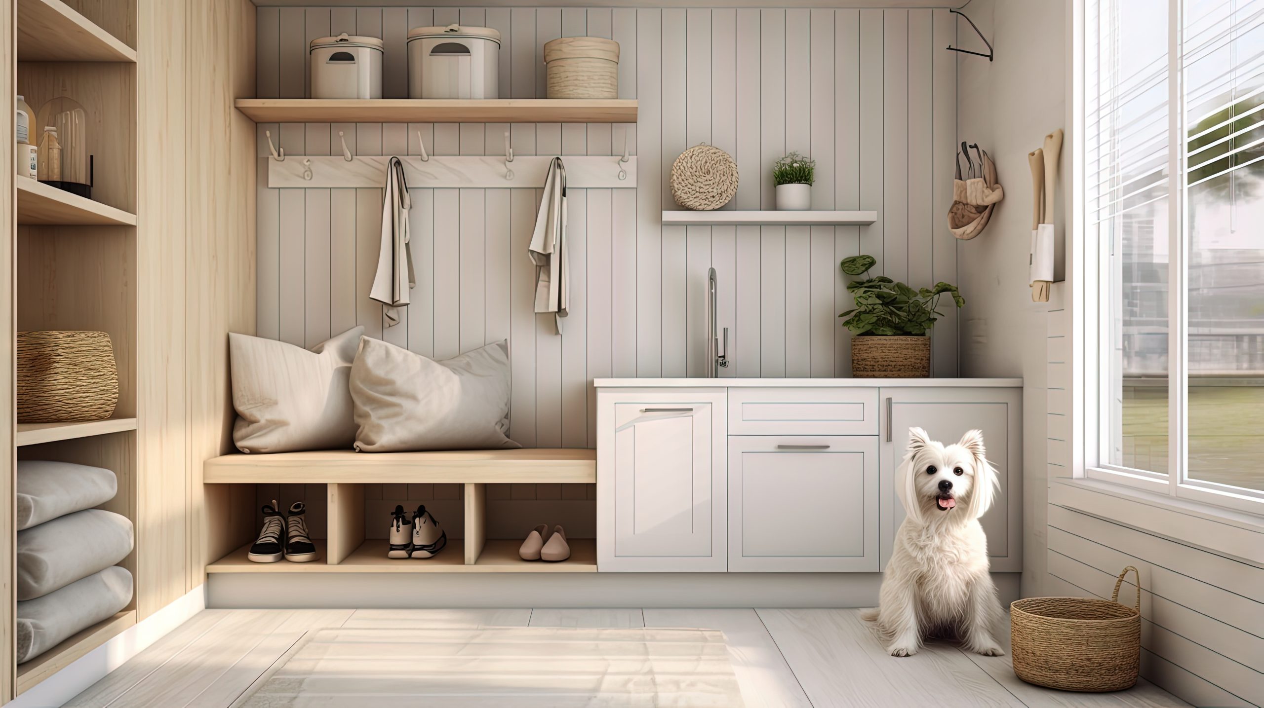 garage entryway storage