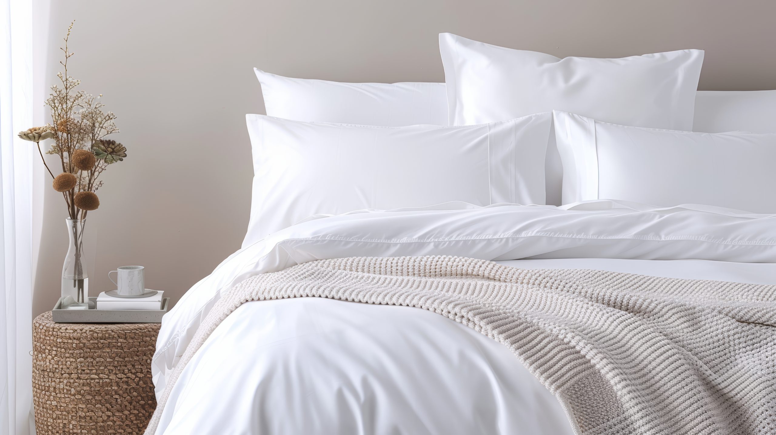 peaceful bedroom environment
