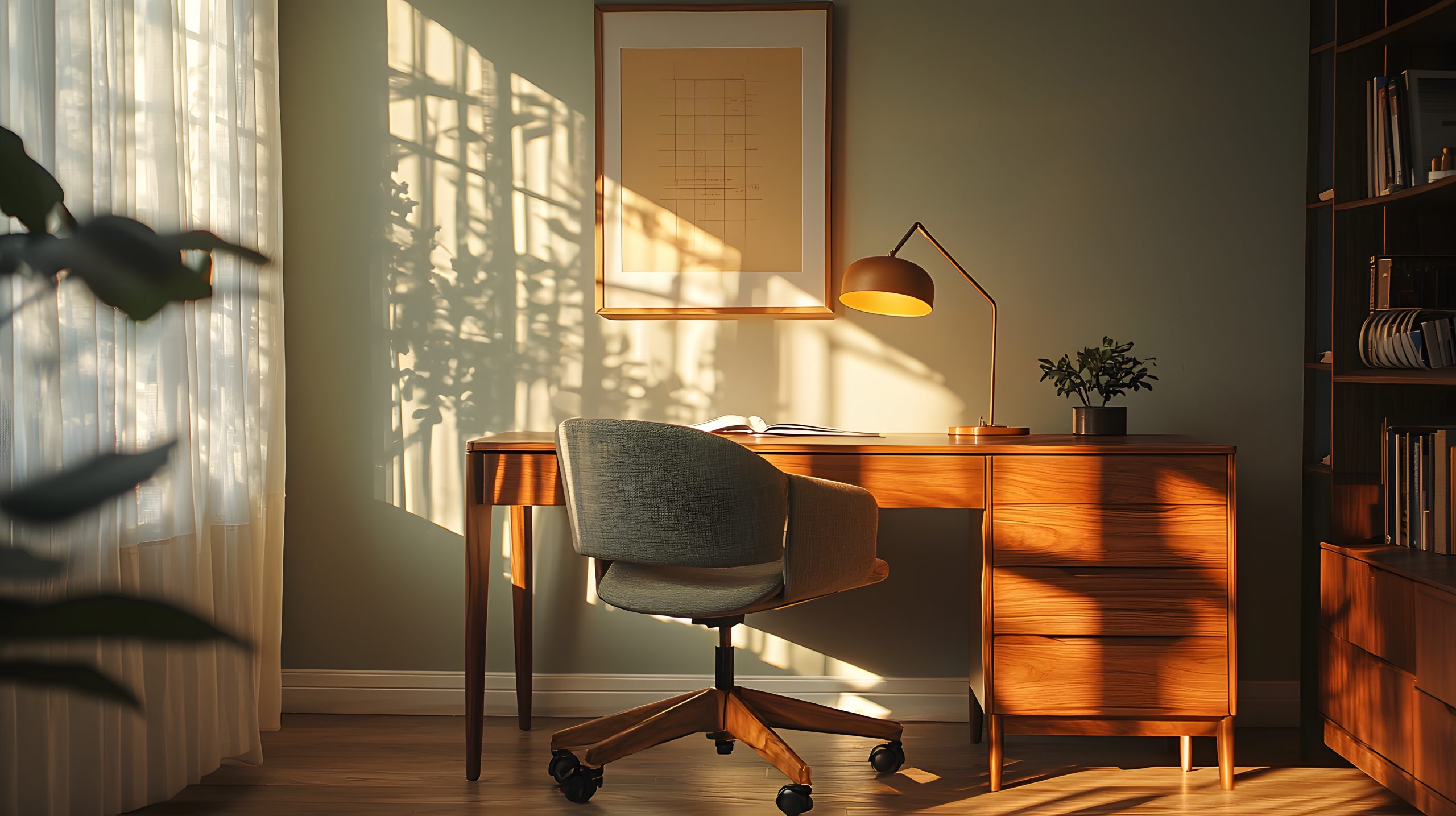 small ergonomic home office ideas