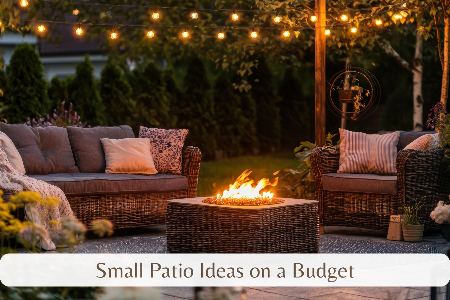small patio ideas on a budget