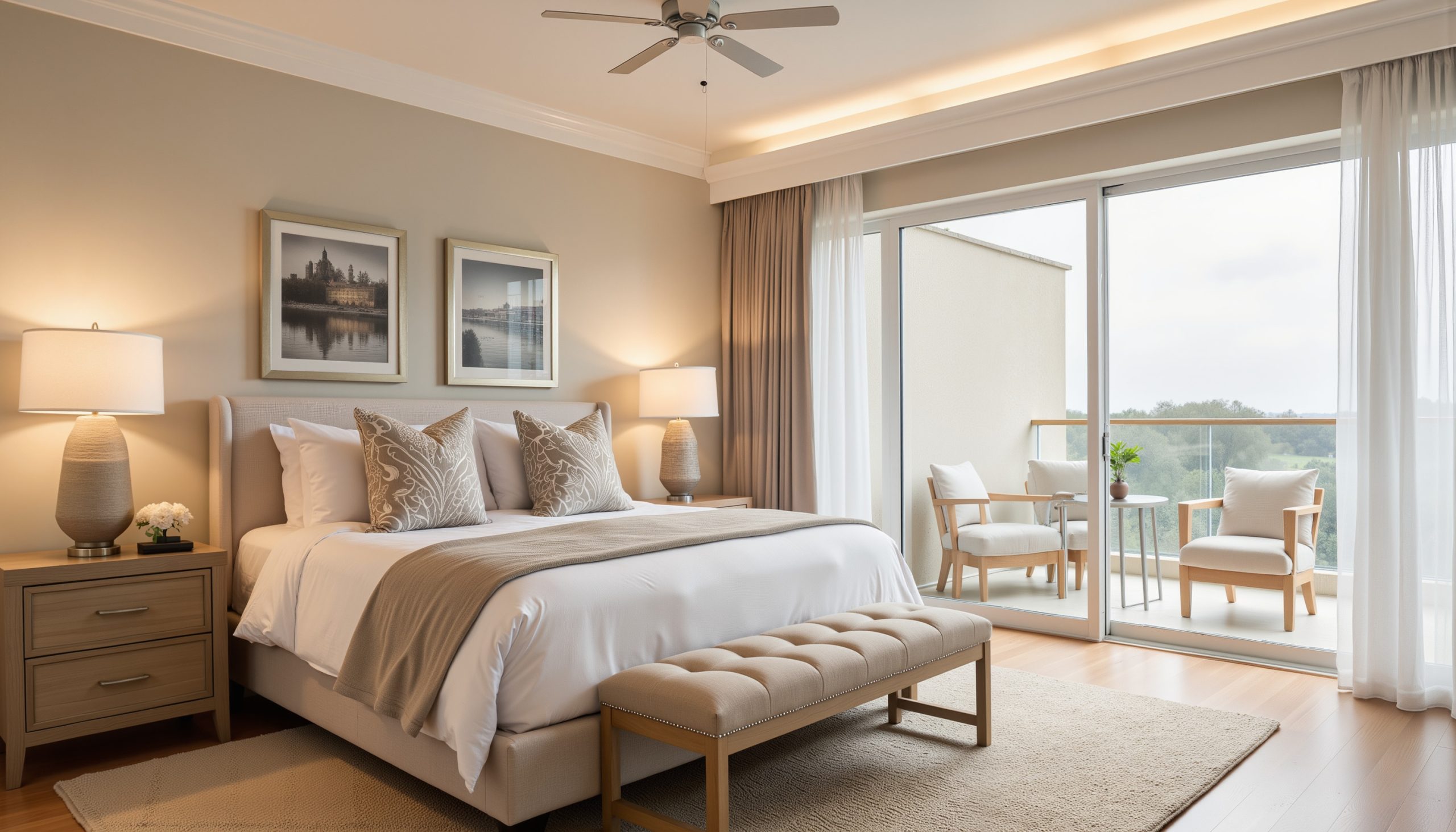 stress free bedroom design