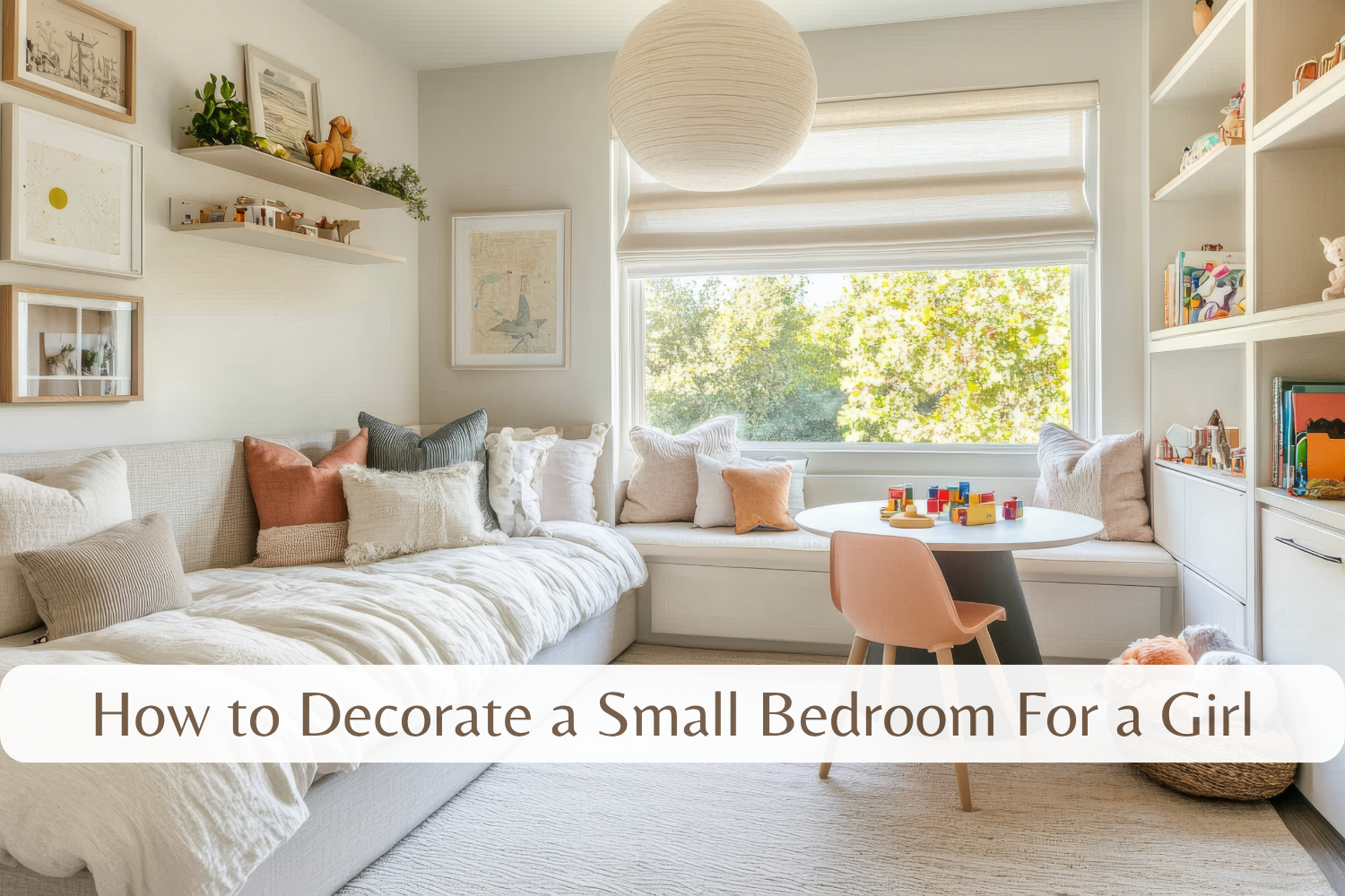 how to decorate a small bedroom for a girl