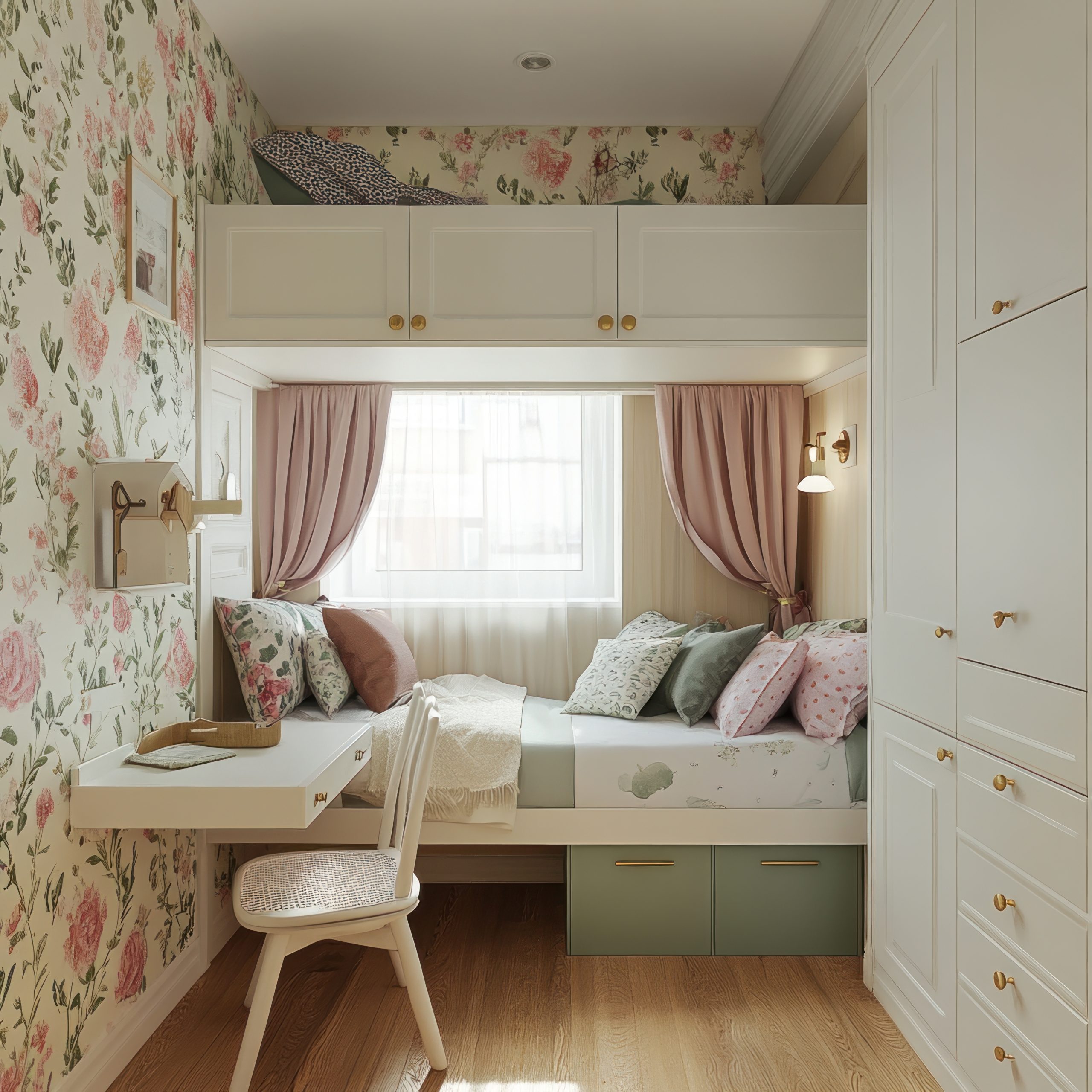 vintage girls bedroom decor