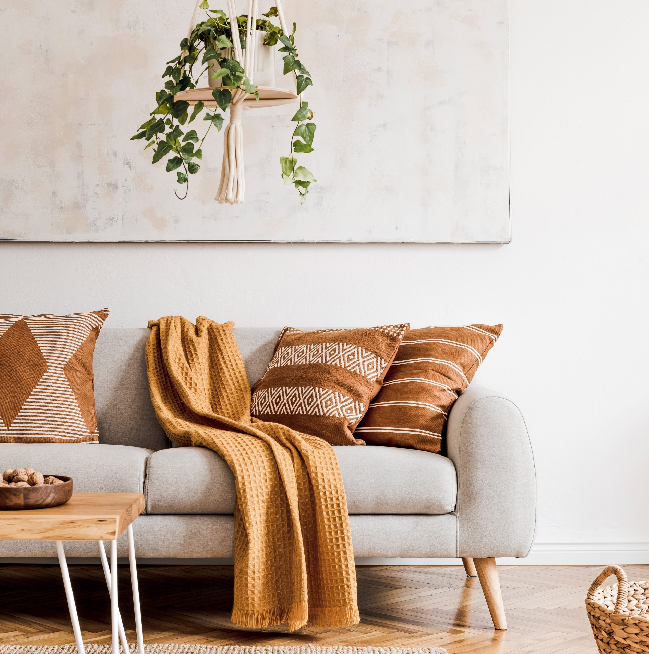 Bohemian furniture arrangement