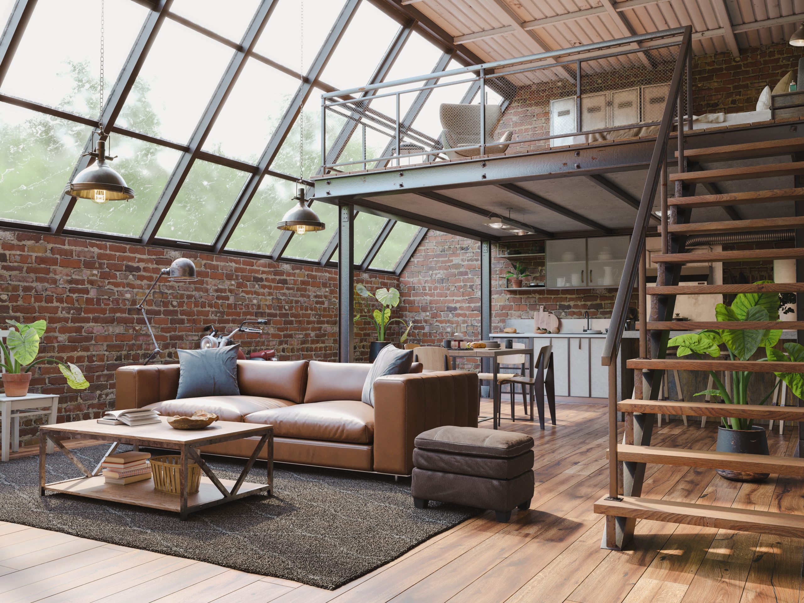 Industrial style materials