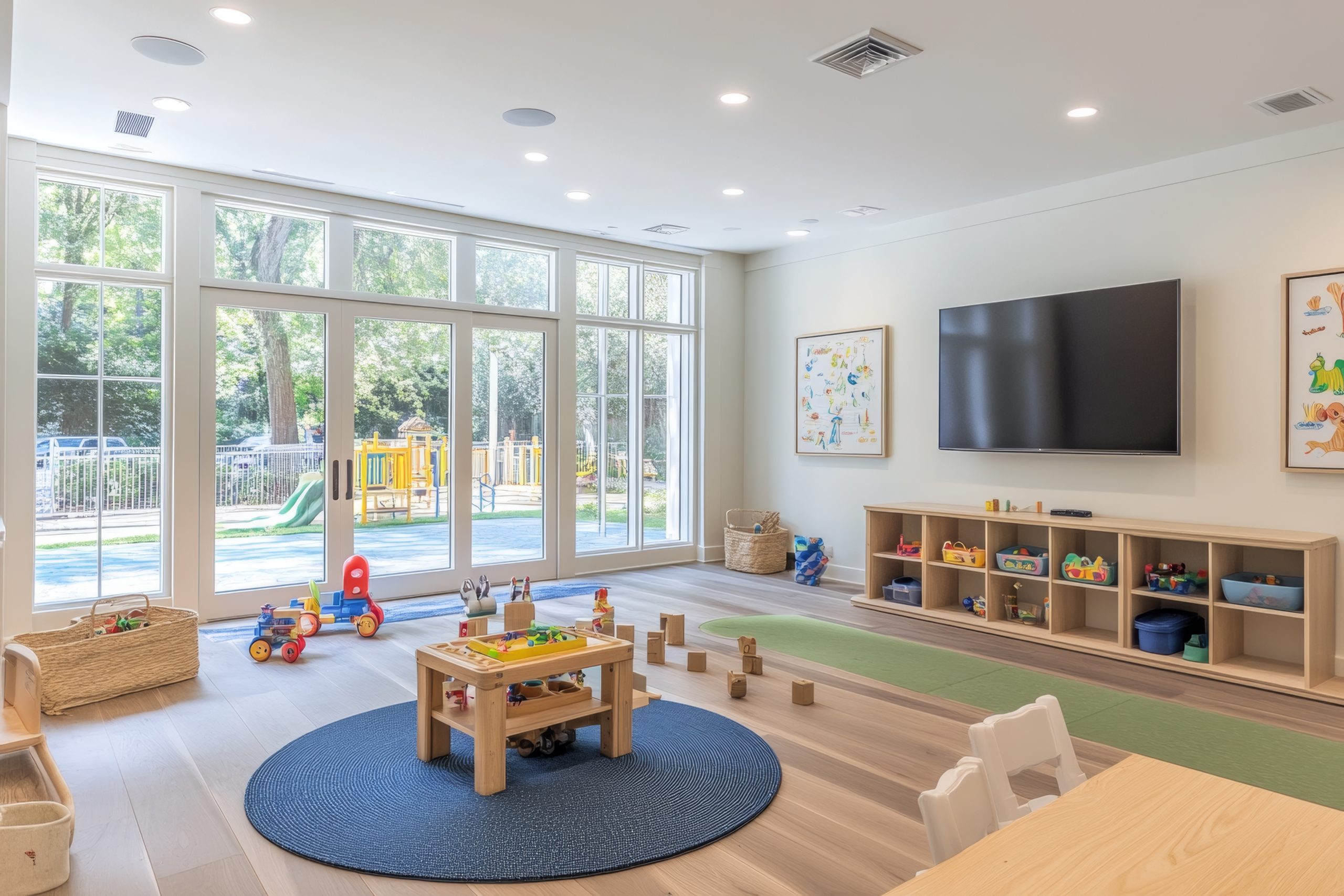 kids toy room organized