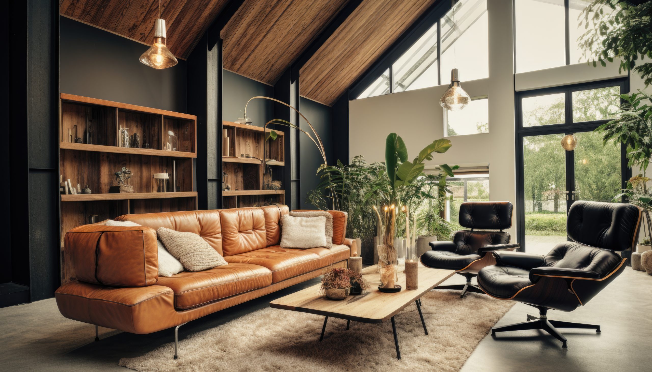 Mid-century room layout