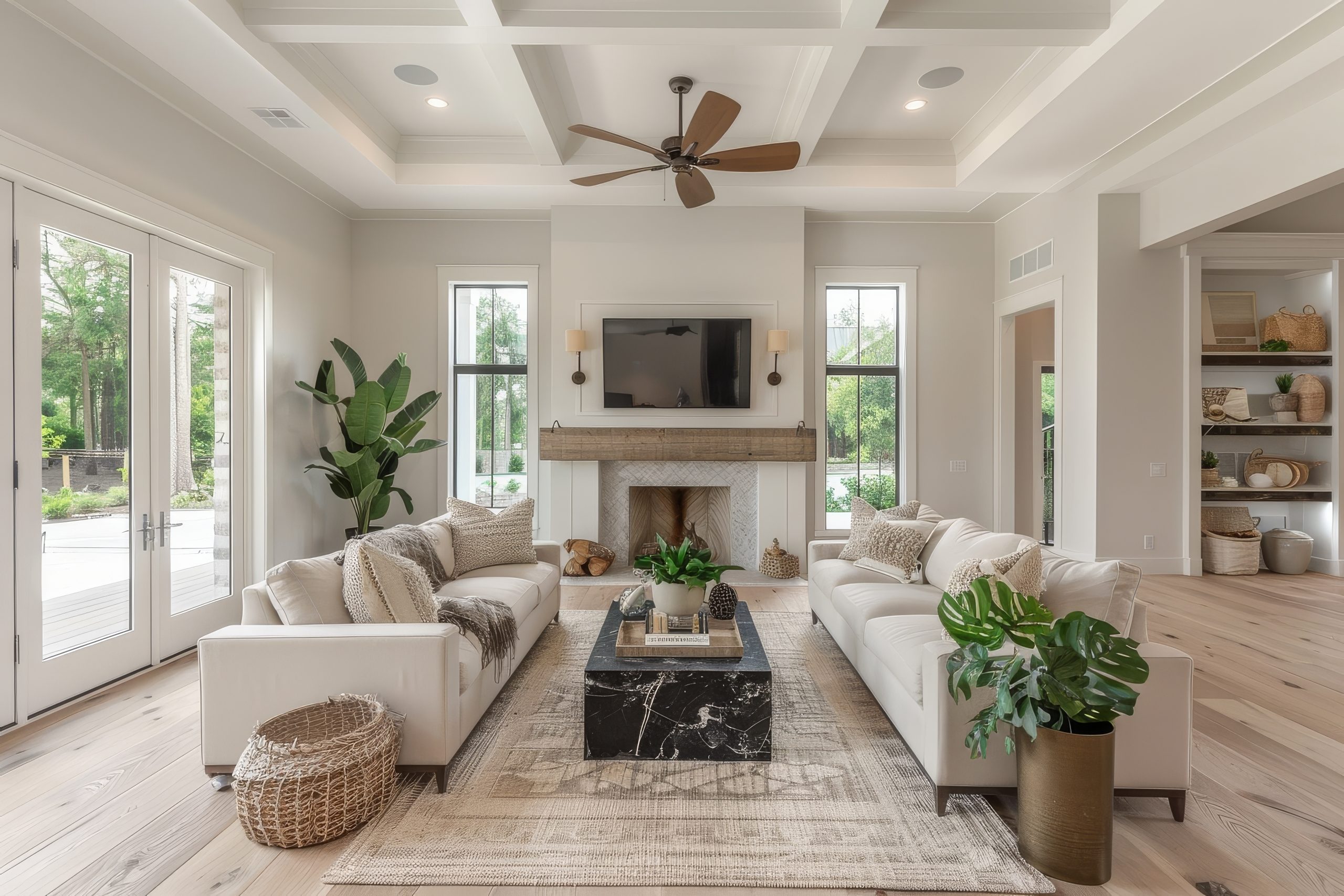 Modern farmhouse interior