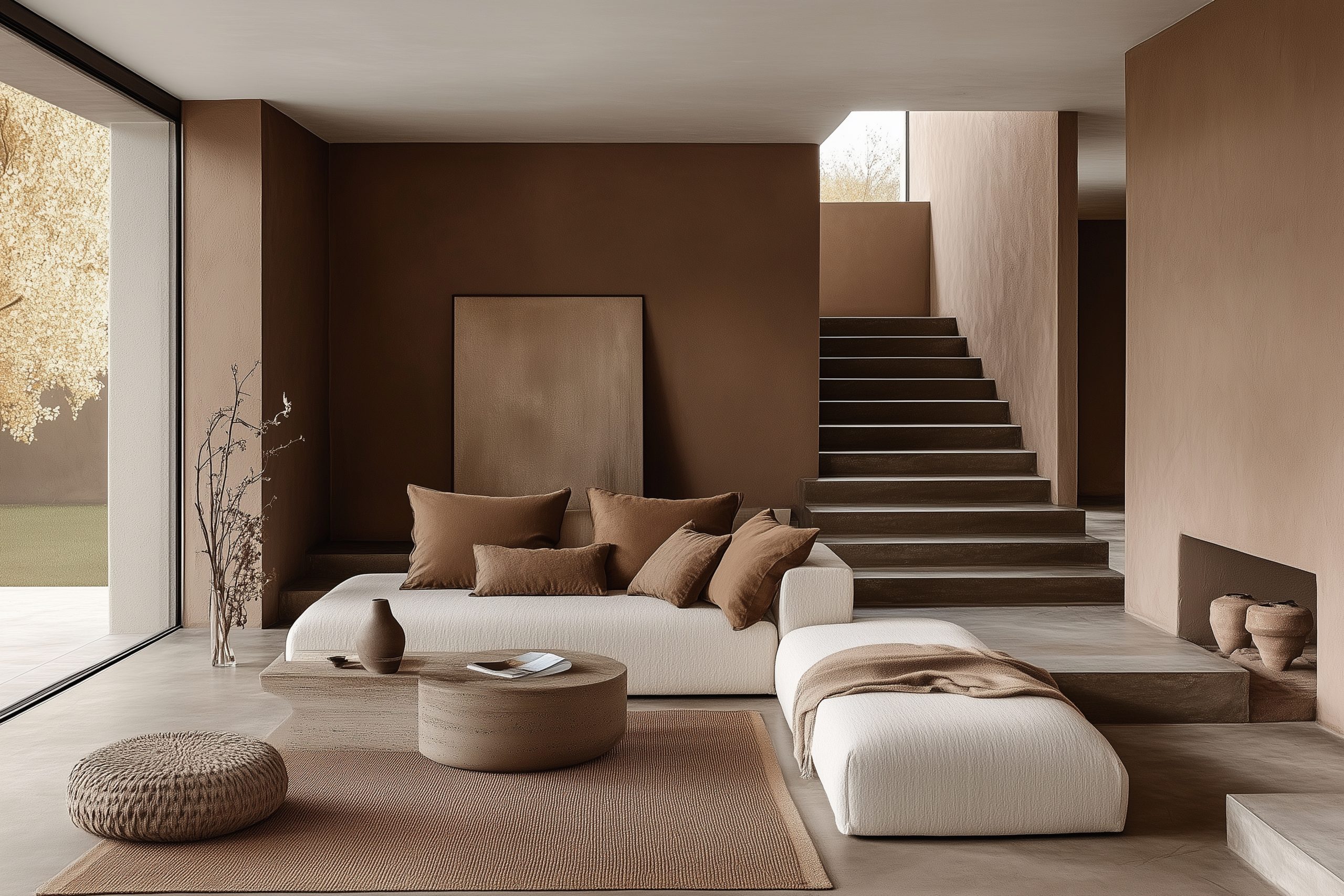 Modern minimalist interior design