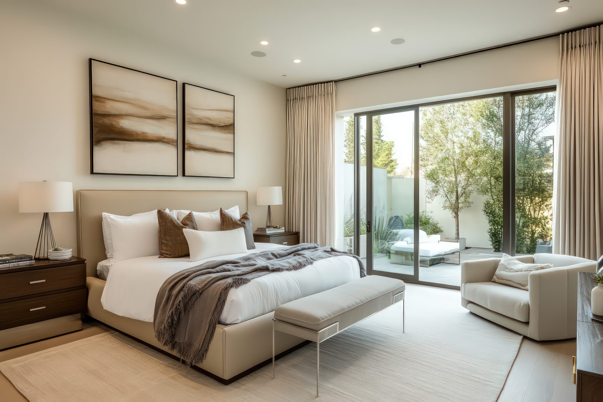 Transitional style interior