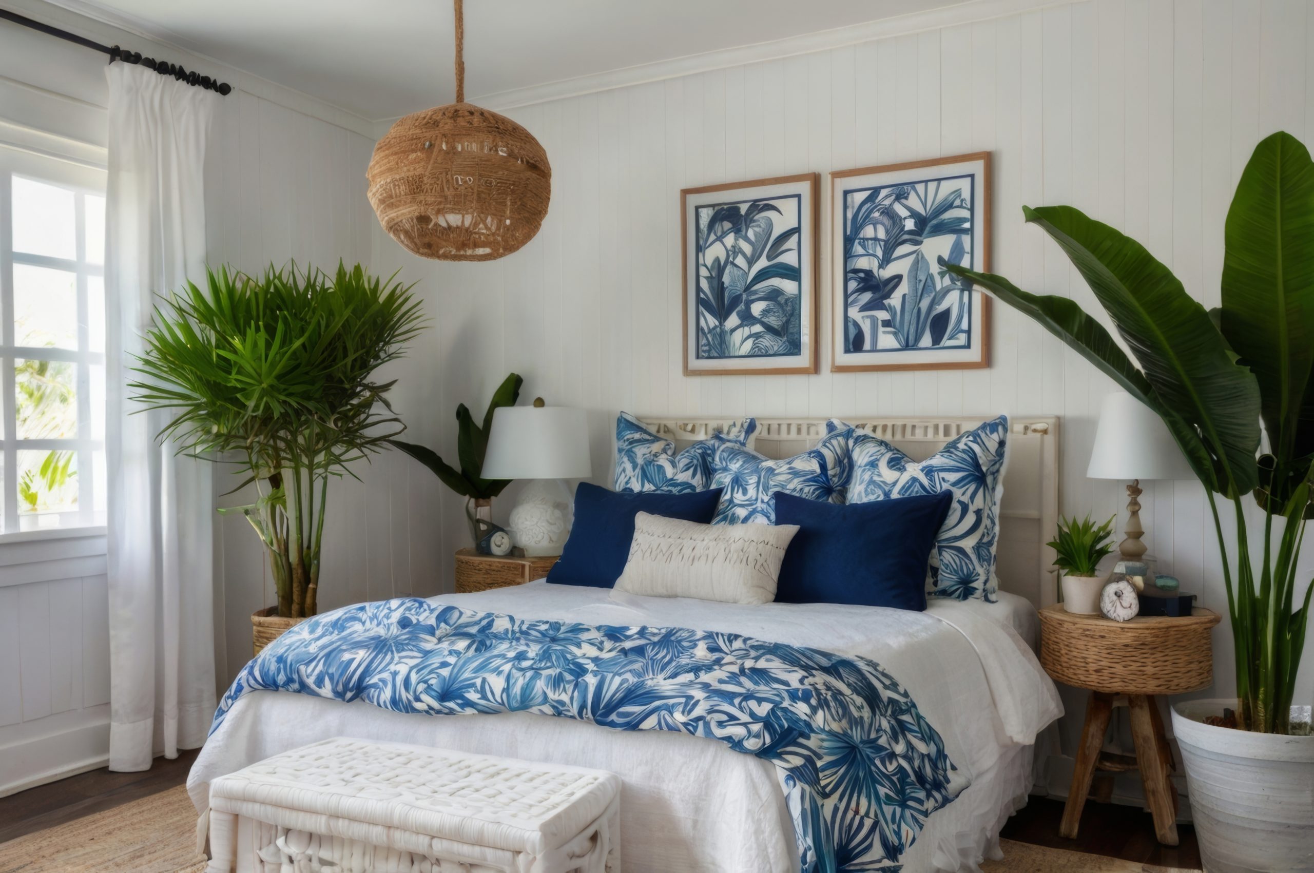 Tropical furniture arrangement
