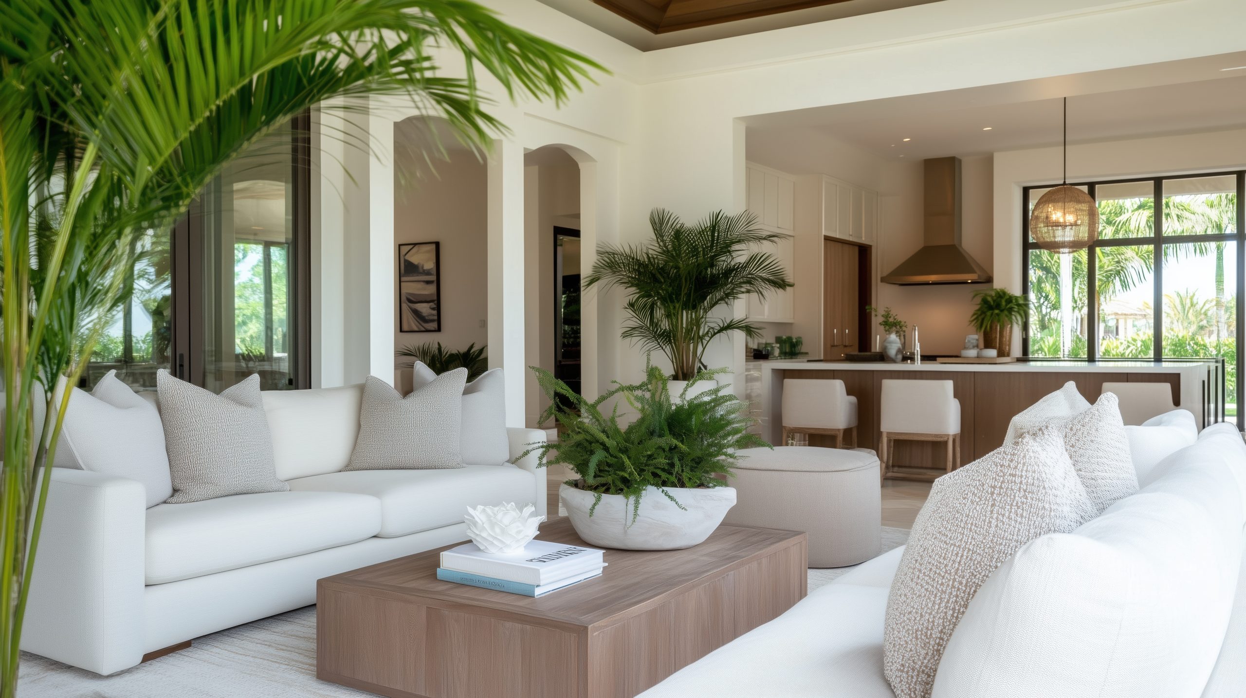 Tropical style living room