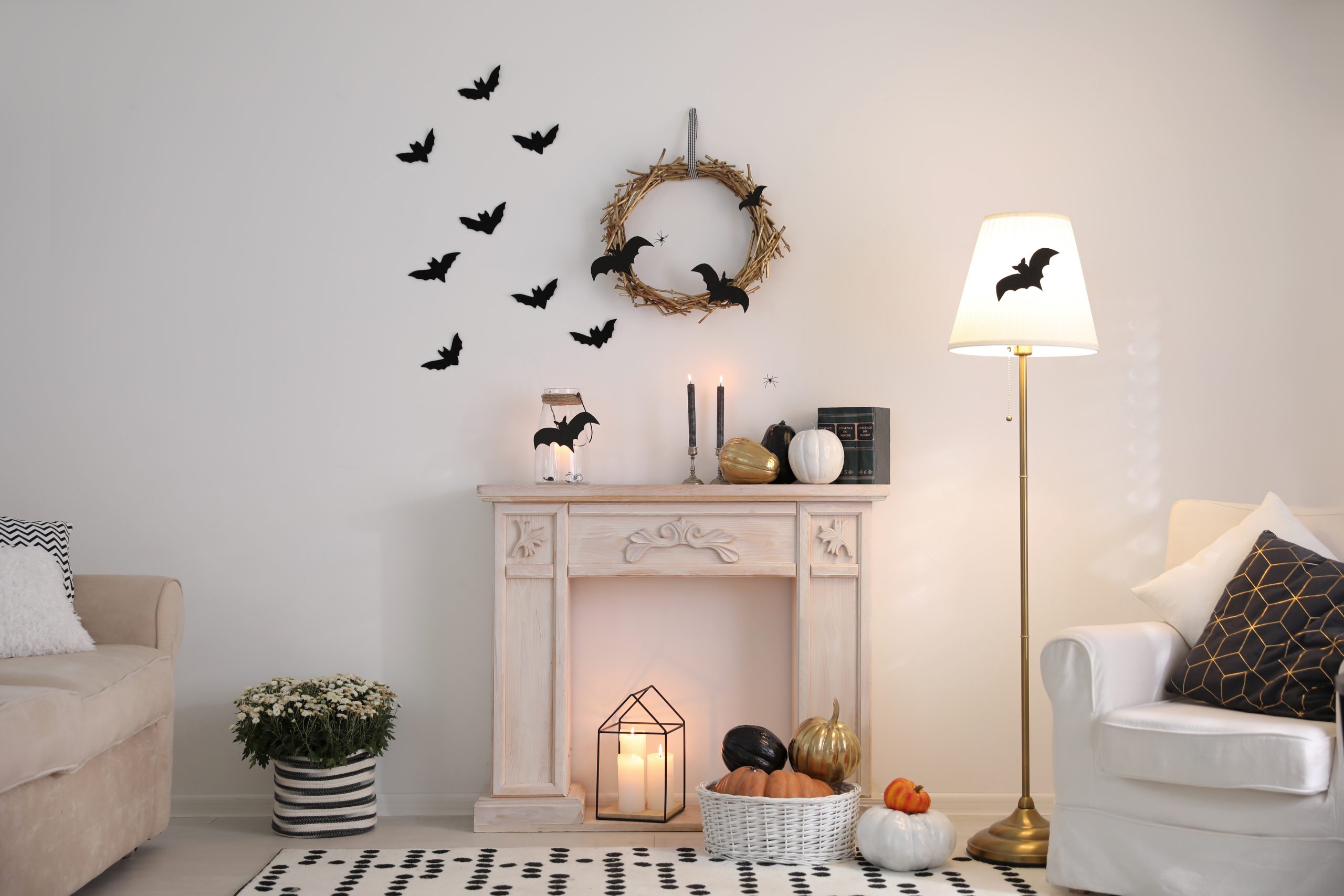 haunted house interior styling