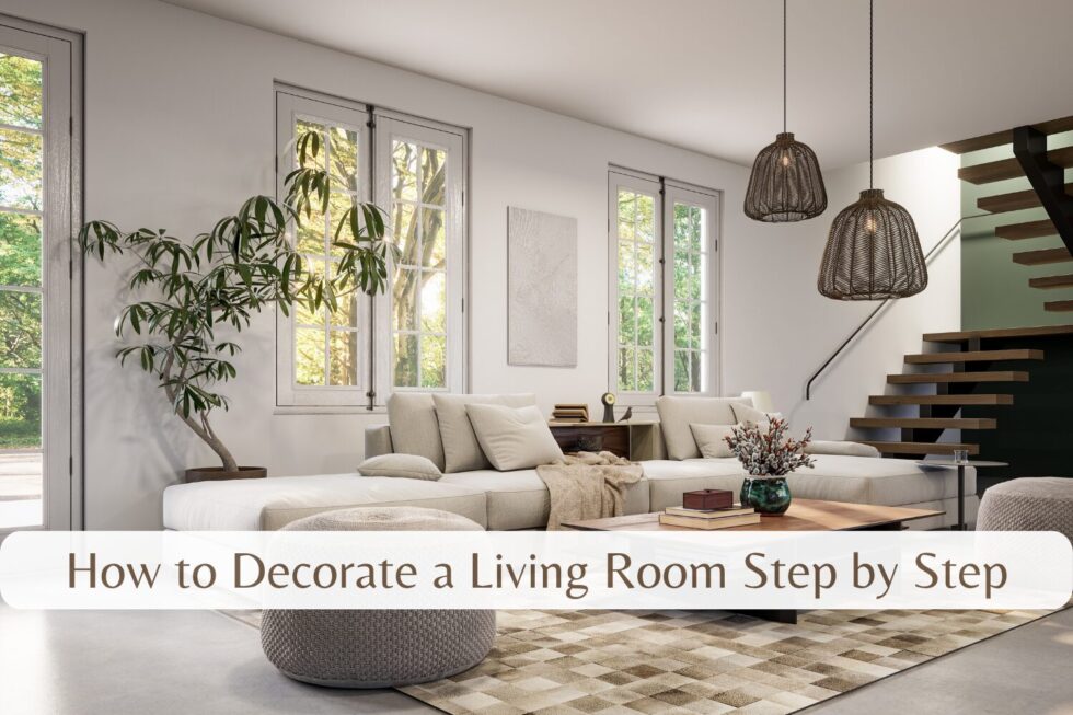 How to Decorate a Living Room Step by Step (Beginner's Guide) - Kesaa ...