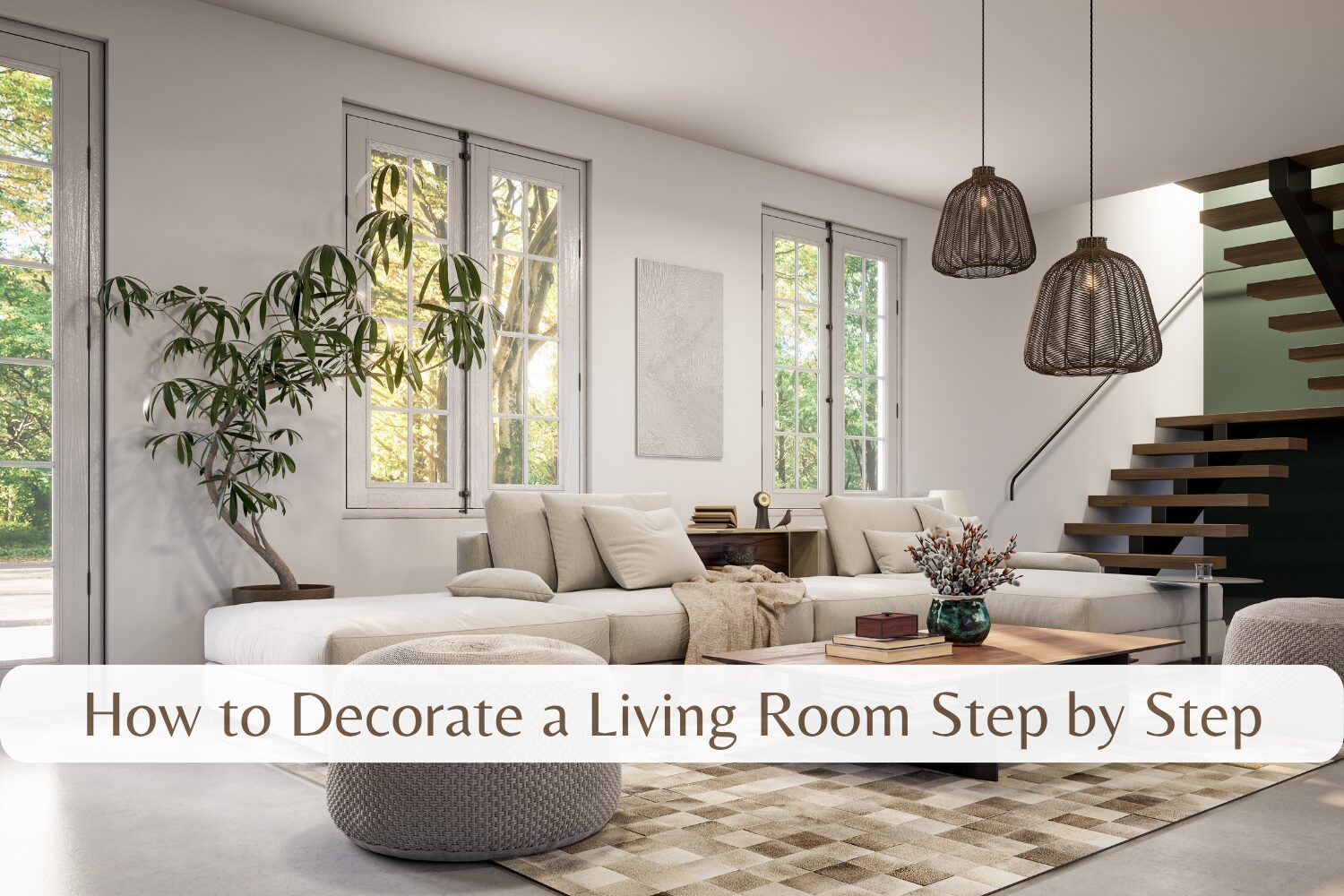 How to decorate a living room step by step