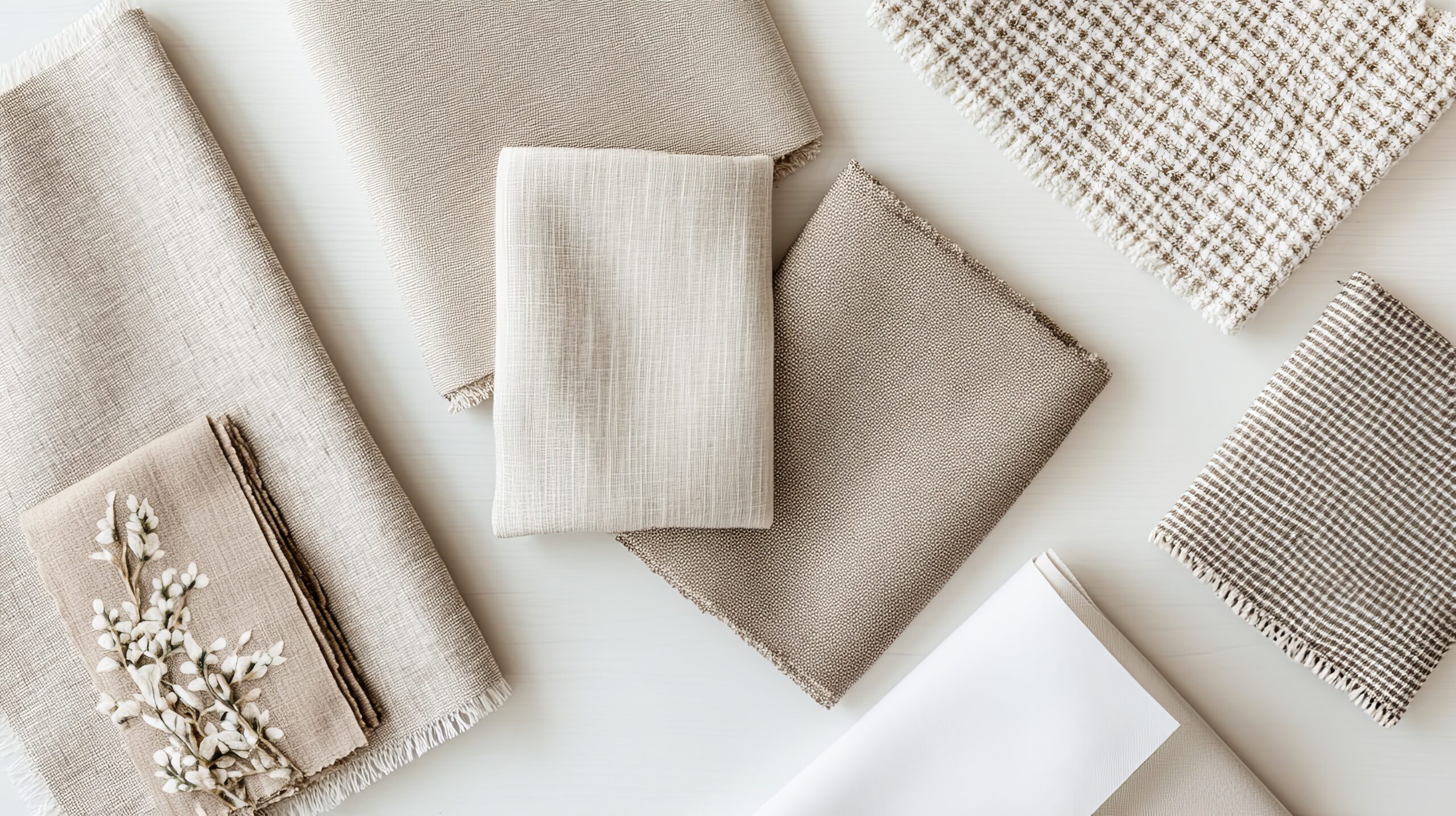 fabric texture comparison swatches