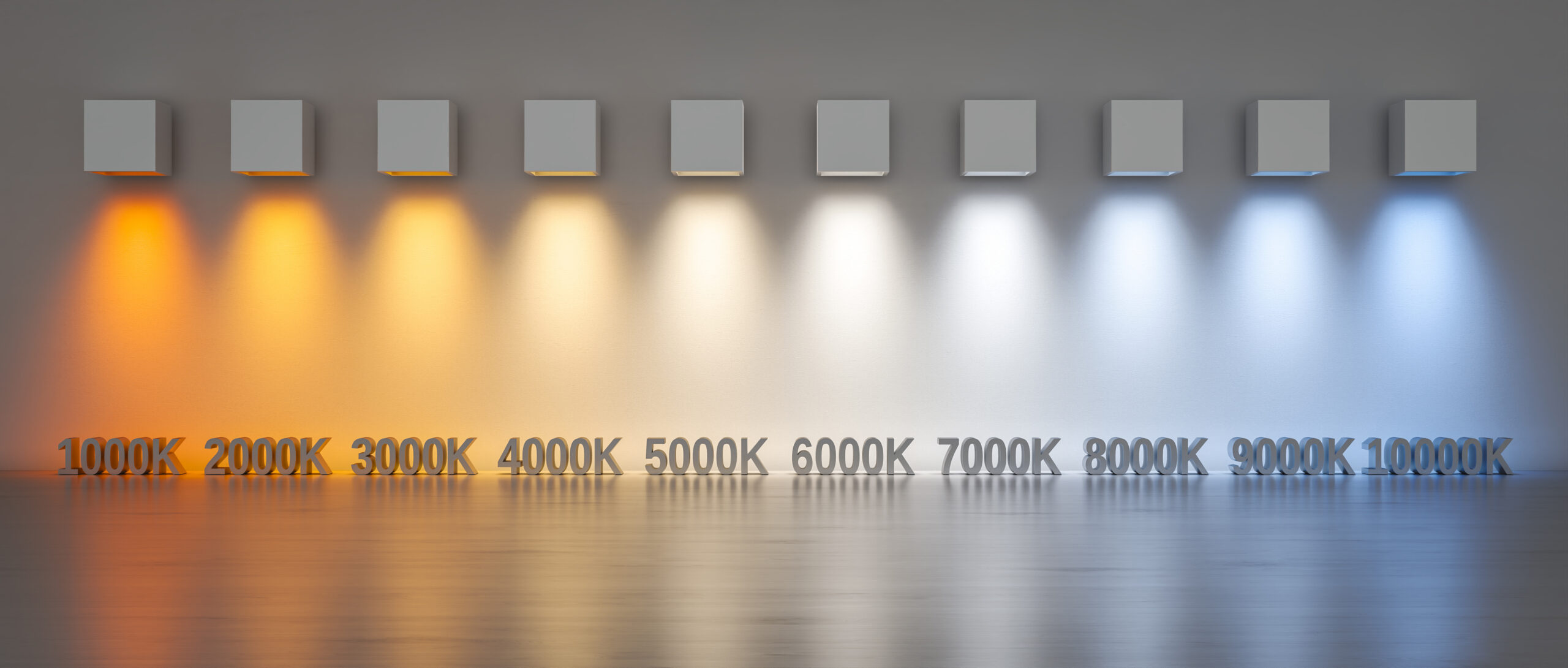 lighting colour temperature comparison