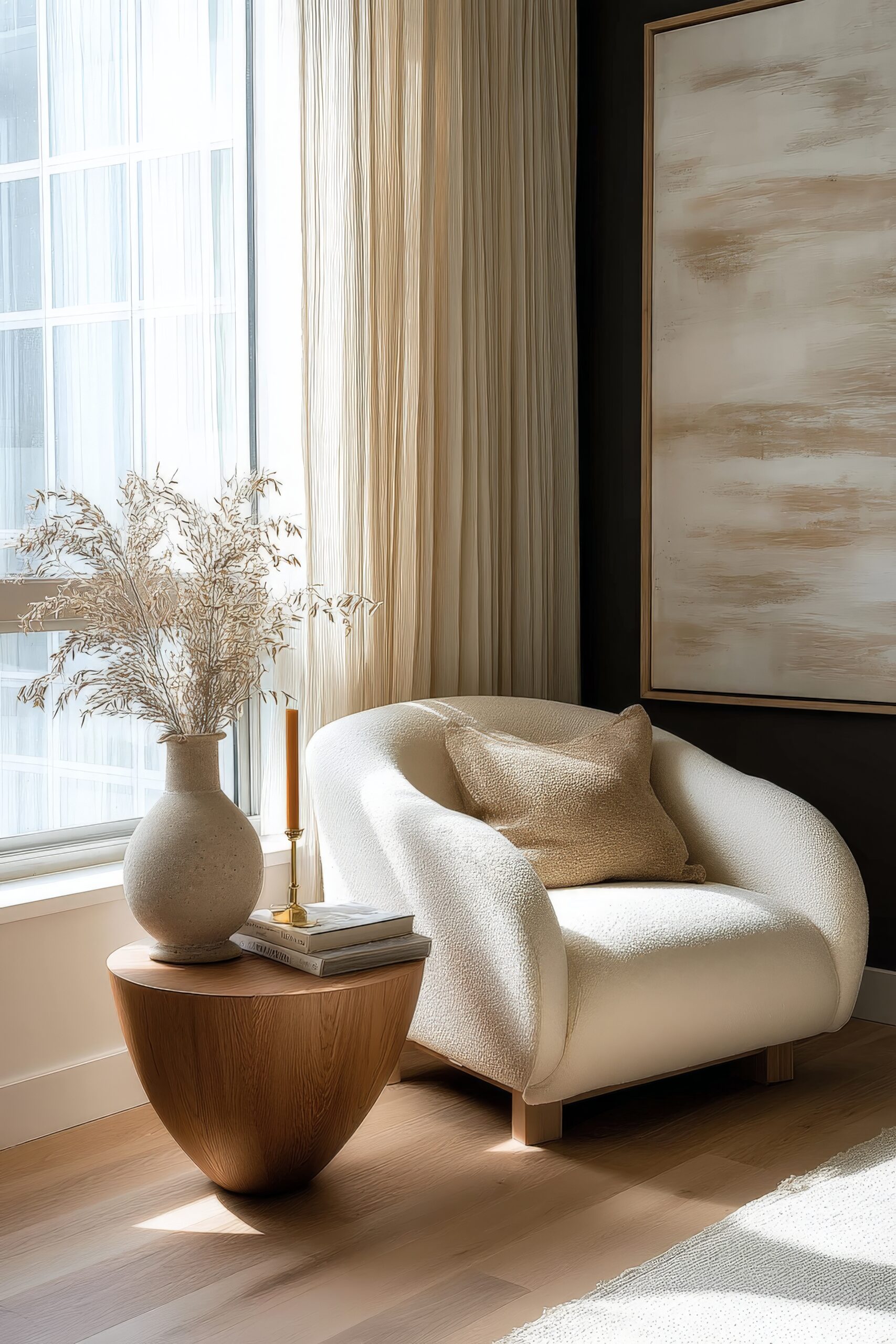 styled versus lived in room