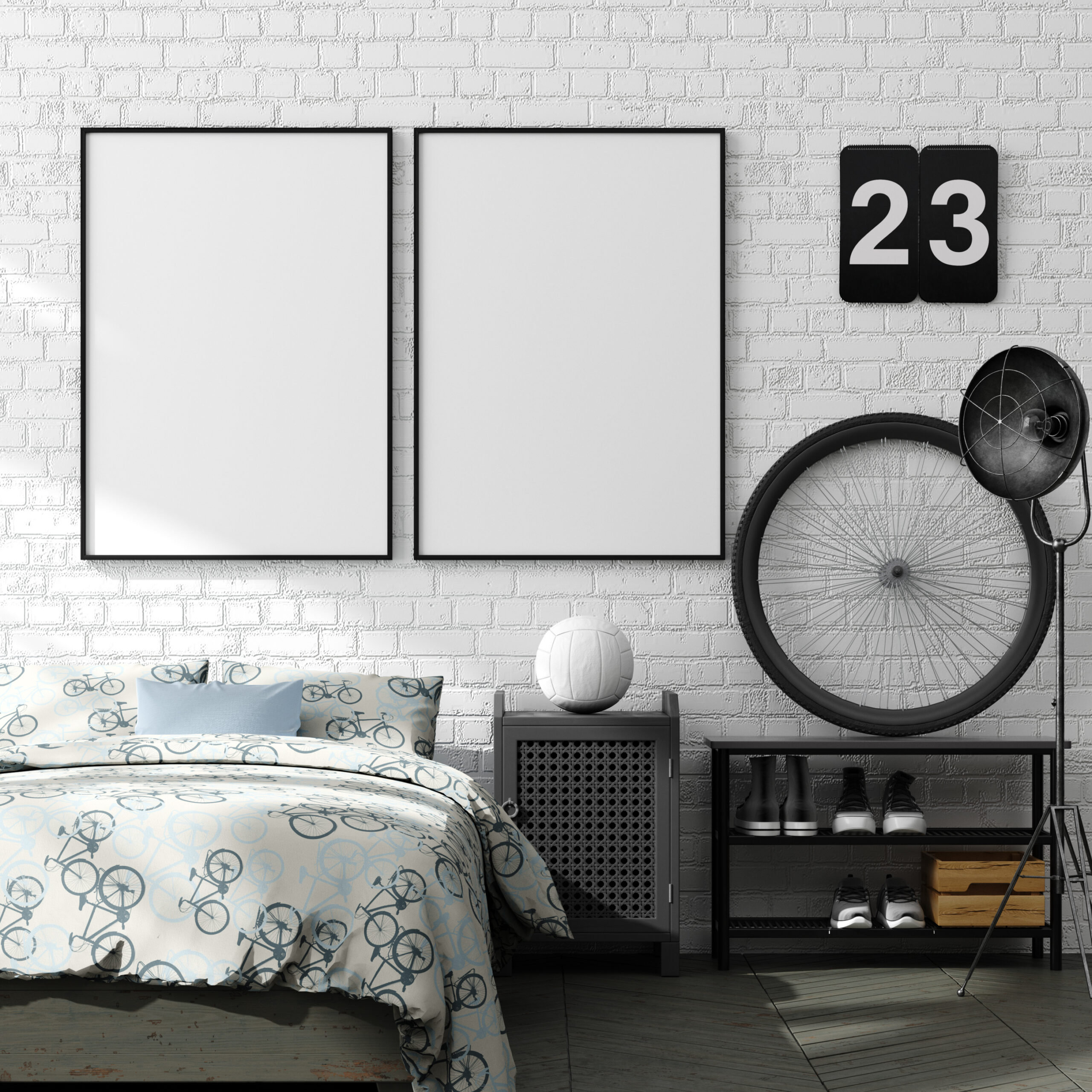 teenage bedroom industrial design sophisticated