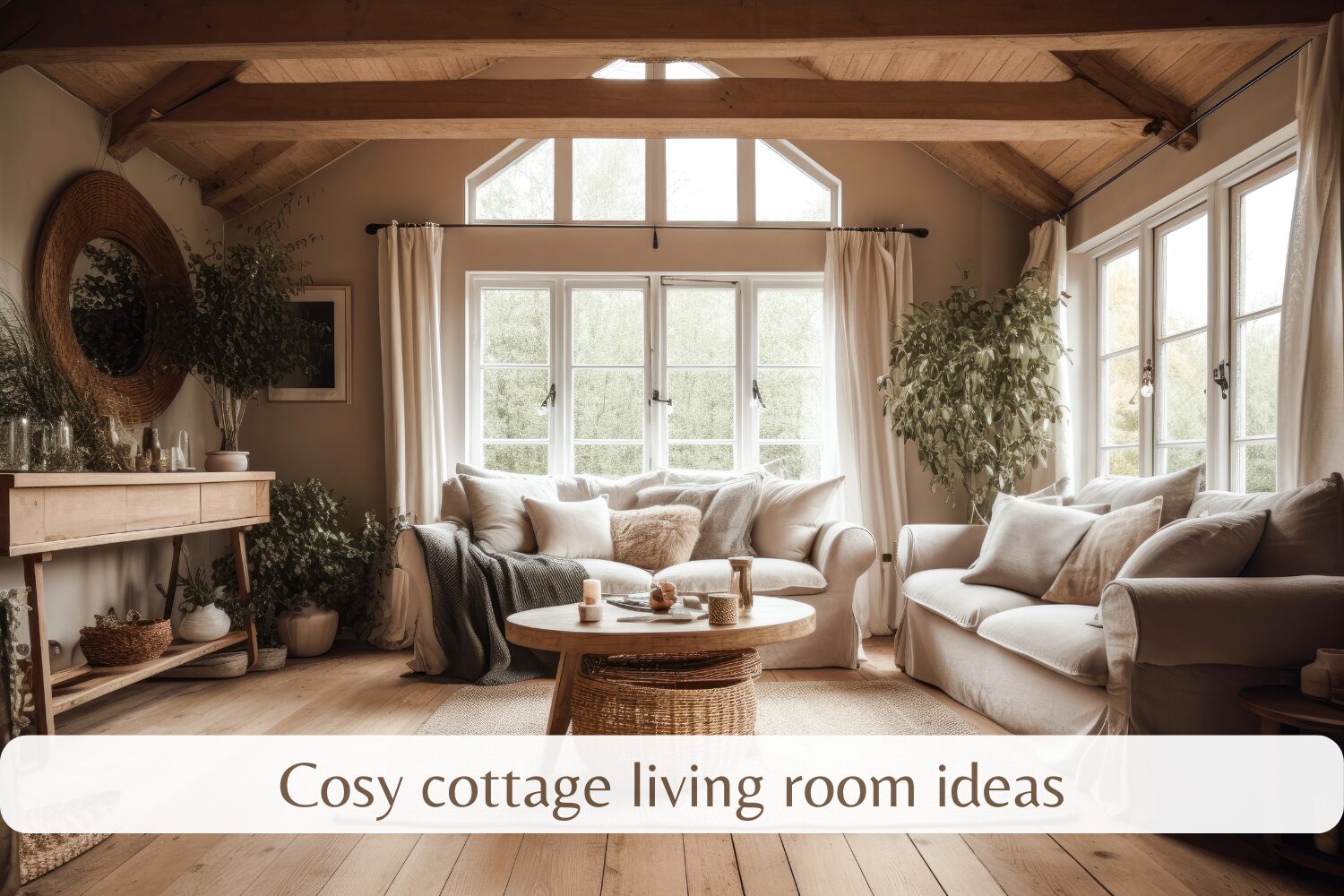 Cosy cottage living room ideas