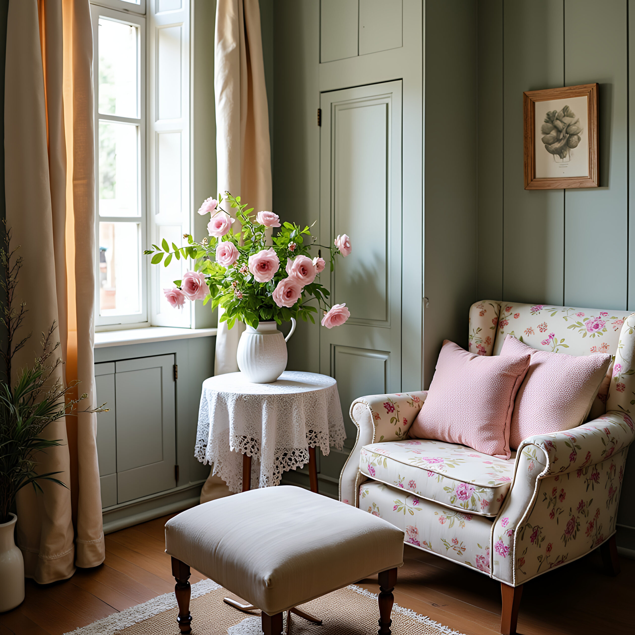 cosy reading corner armchair