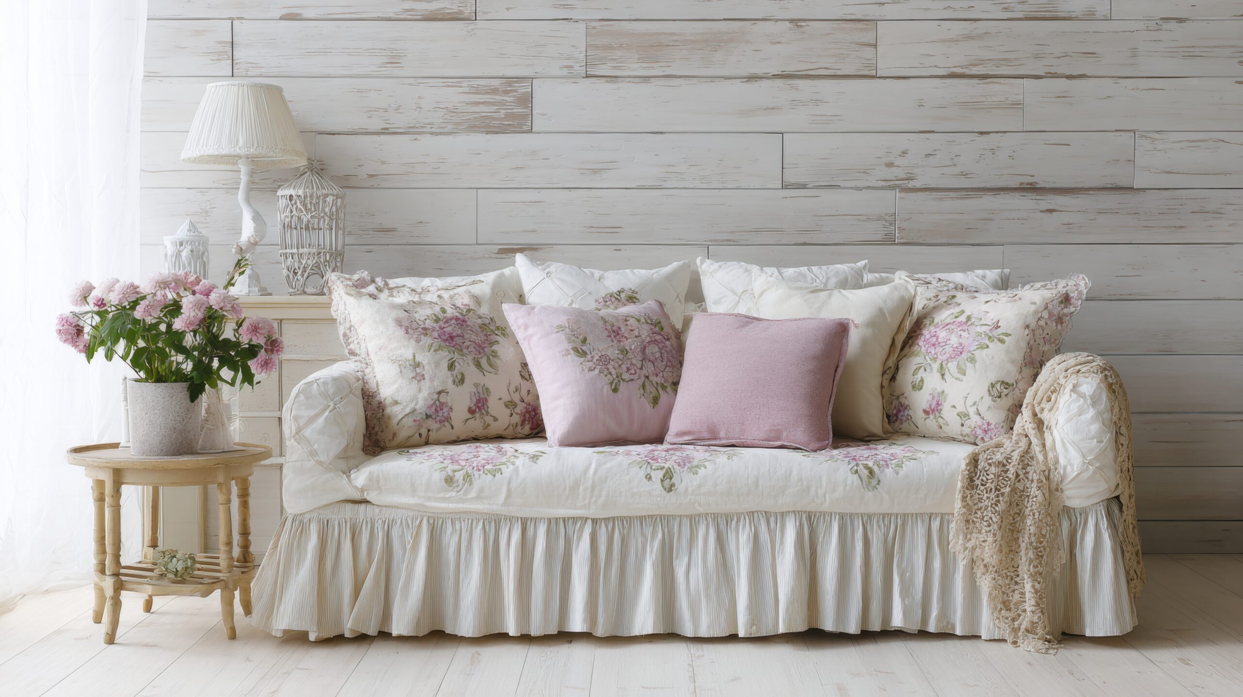 english country floral decor