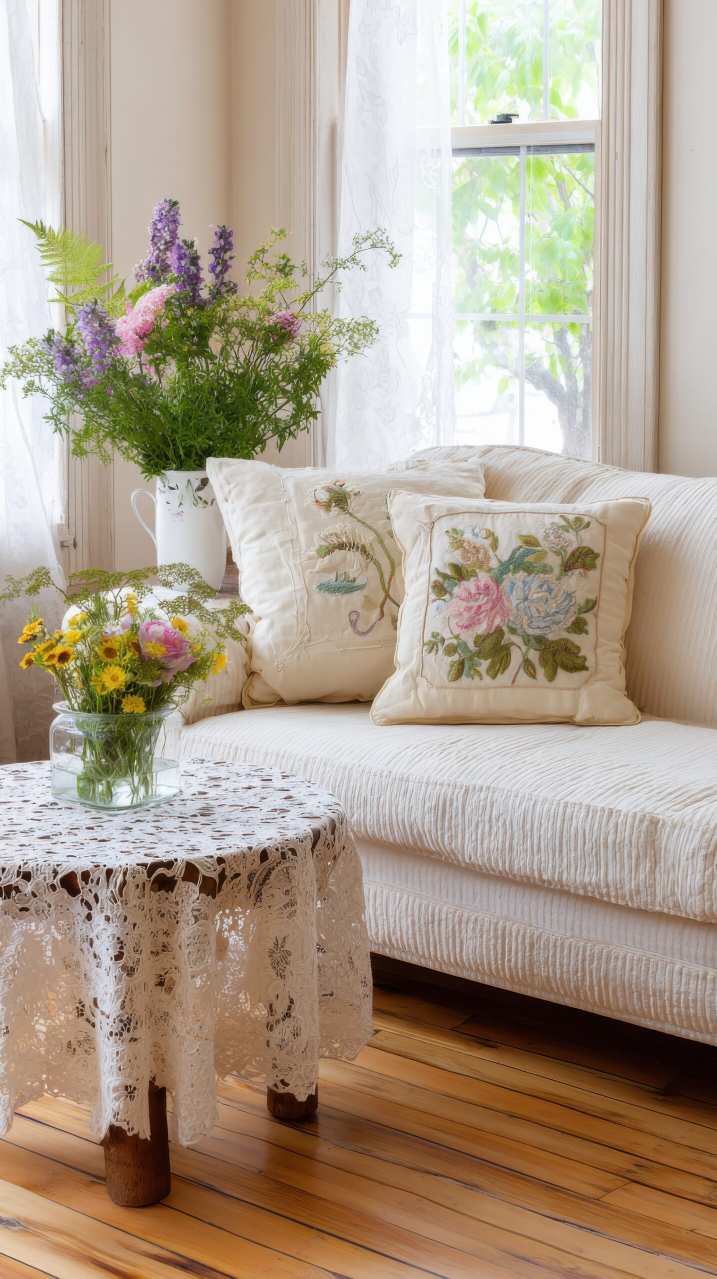 fresh flowers greenery arrangements