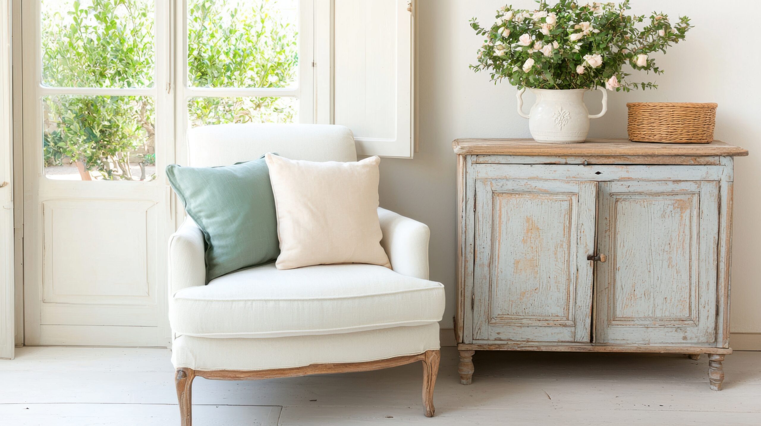 neutral cottage colour scheme