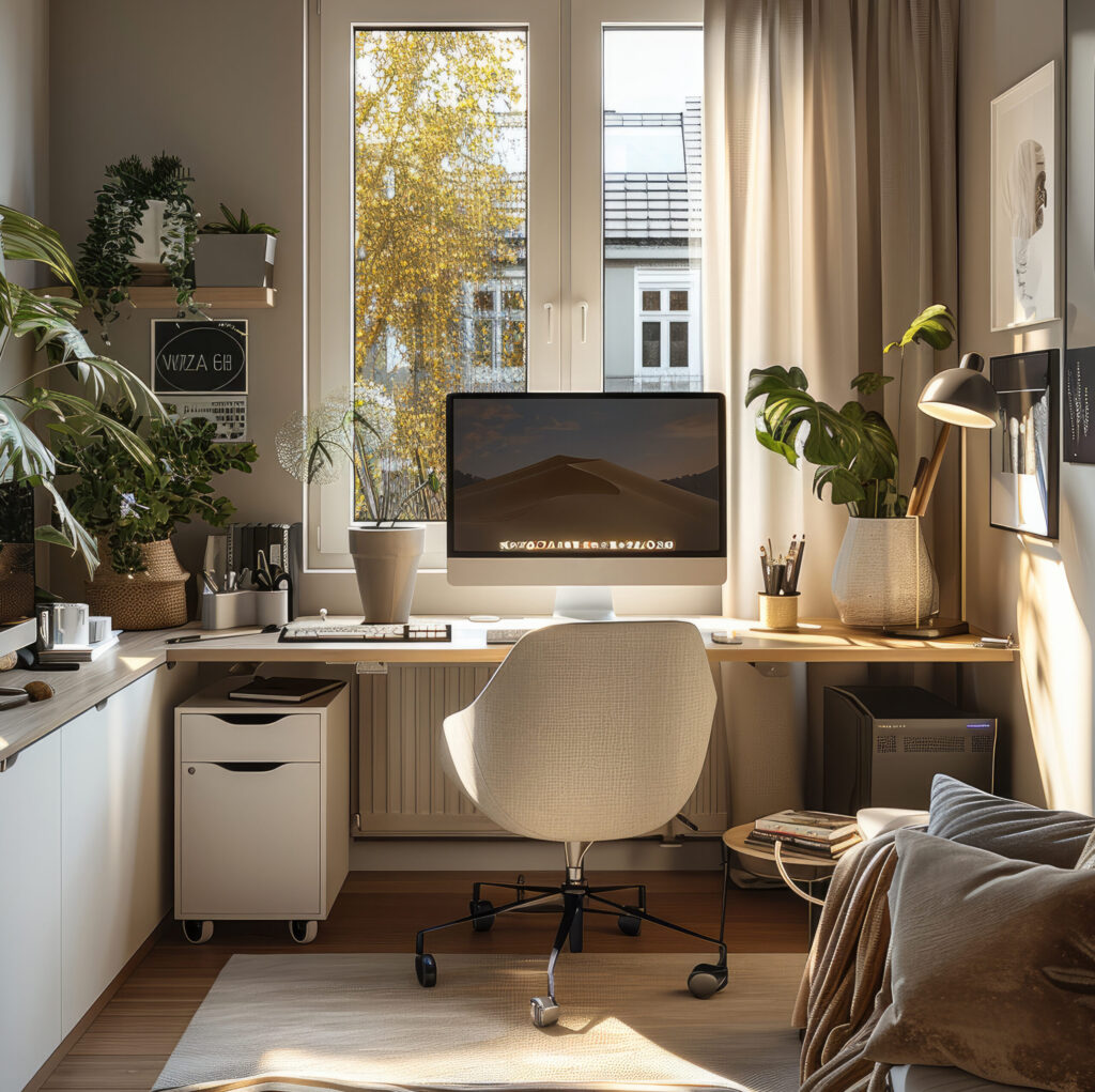 Small Home Office Lighting Ideas to Boost Productivity & Style - Kesaa ...
