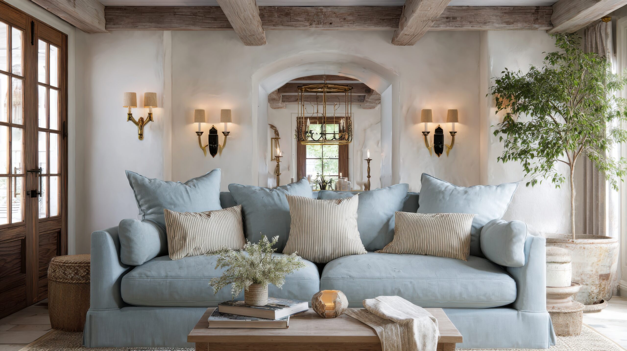soft lighting living room design