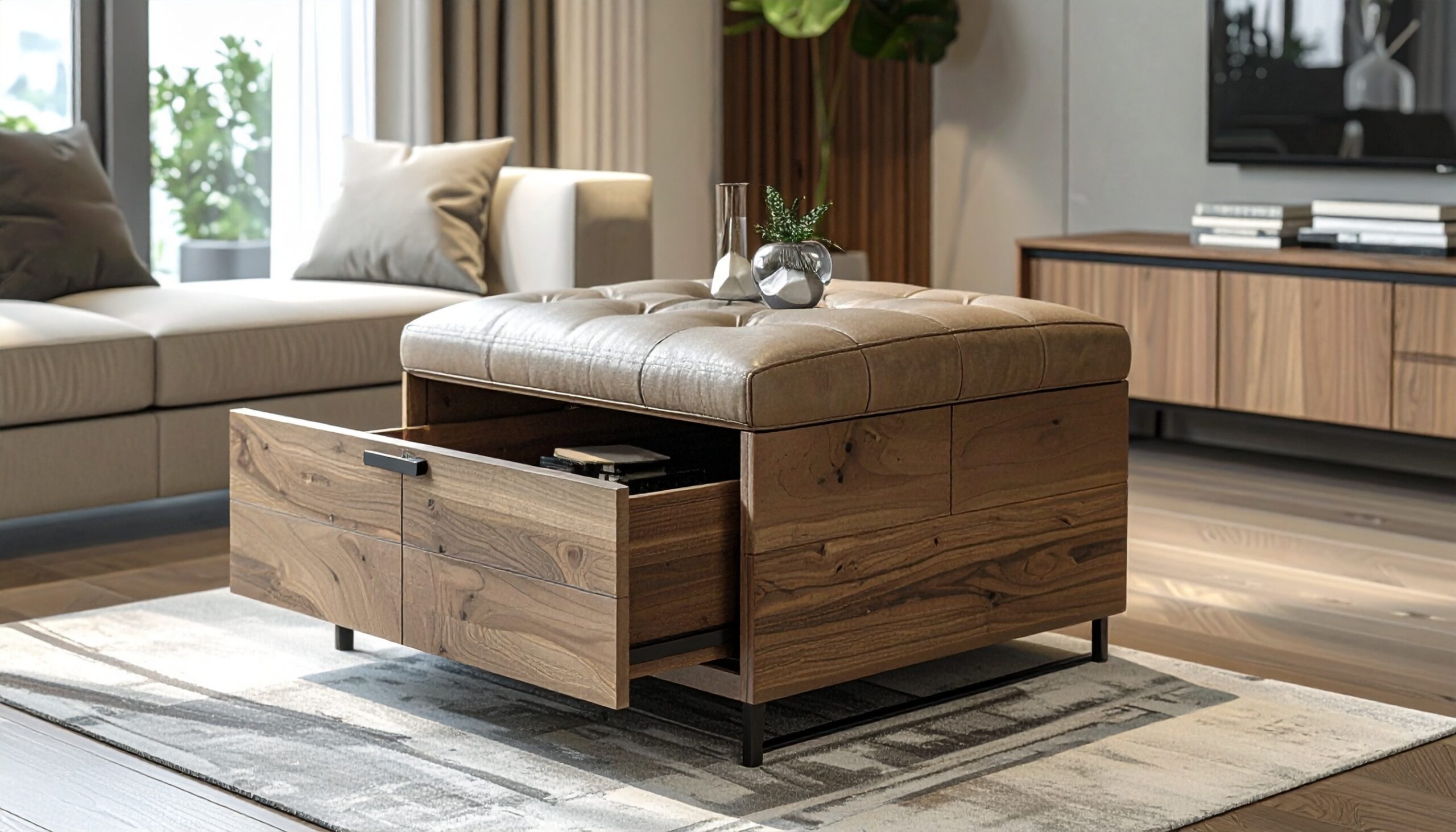 clutter free cosy living room