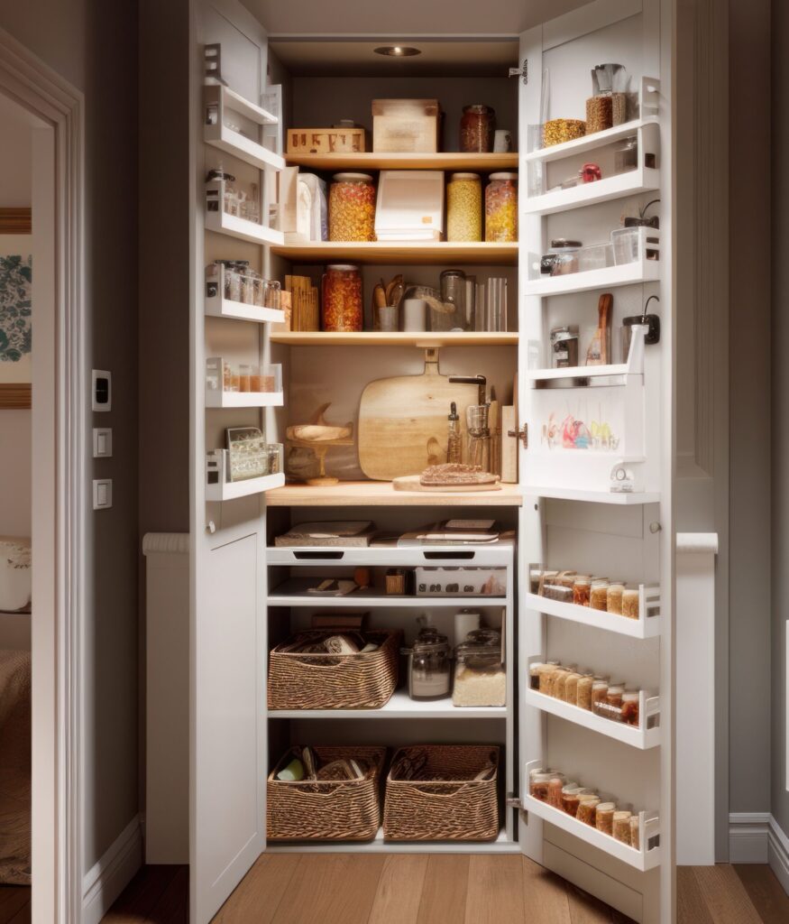 Kitchen Pantry Door Storage custom built pantry door storage