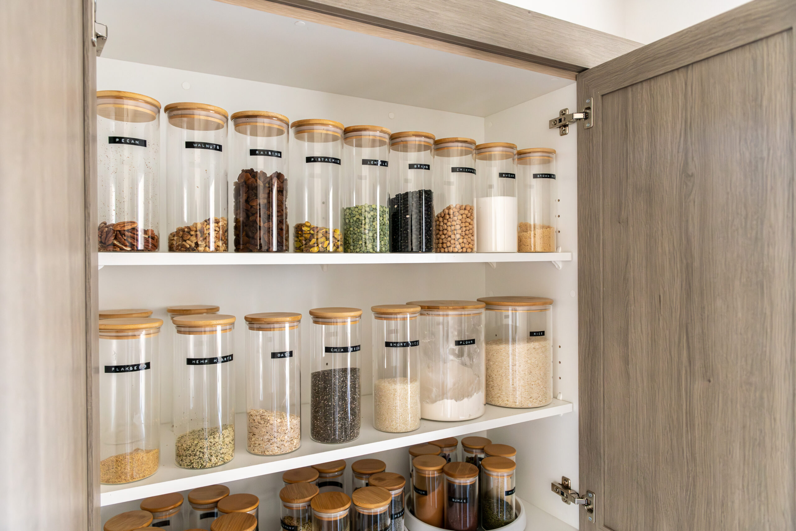 Kitchen Pantry Door Storage magnetic pantry door organisation