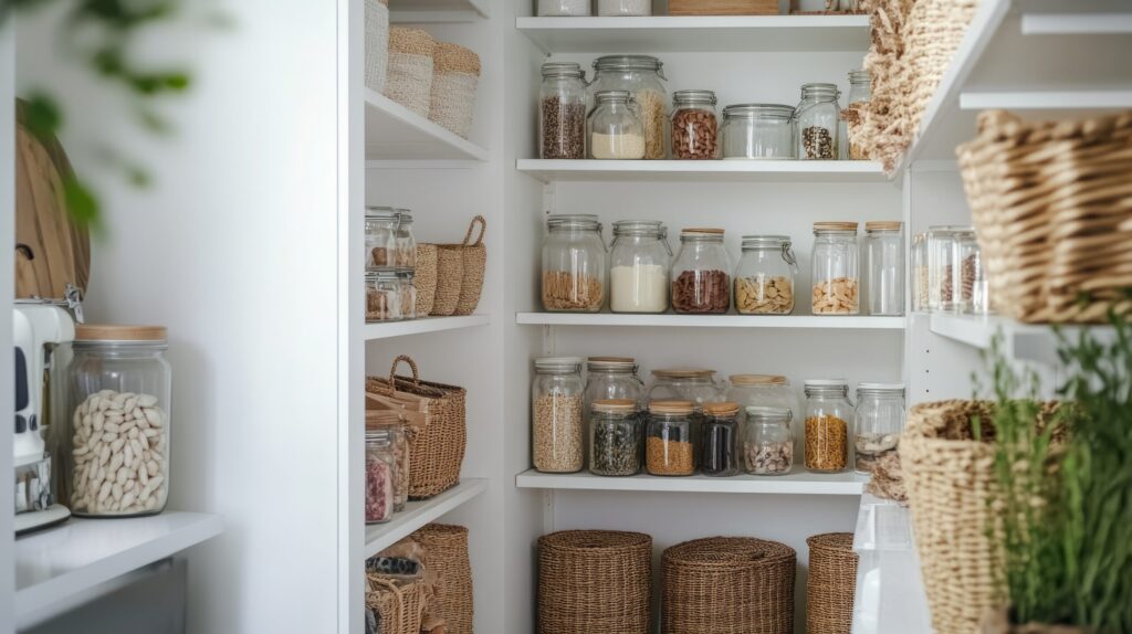 Kitchen Pantry Door Storage pegboard pantry door system