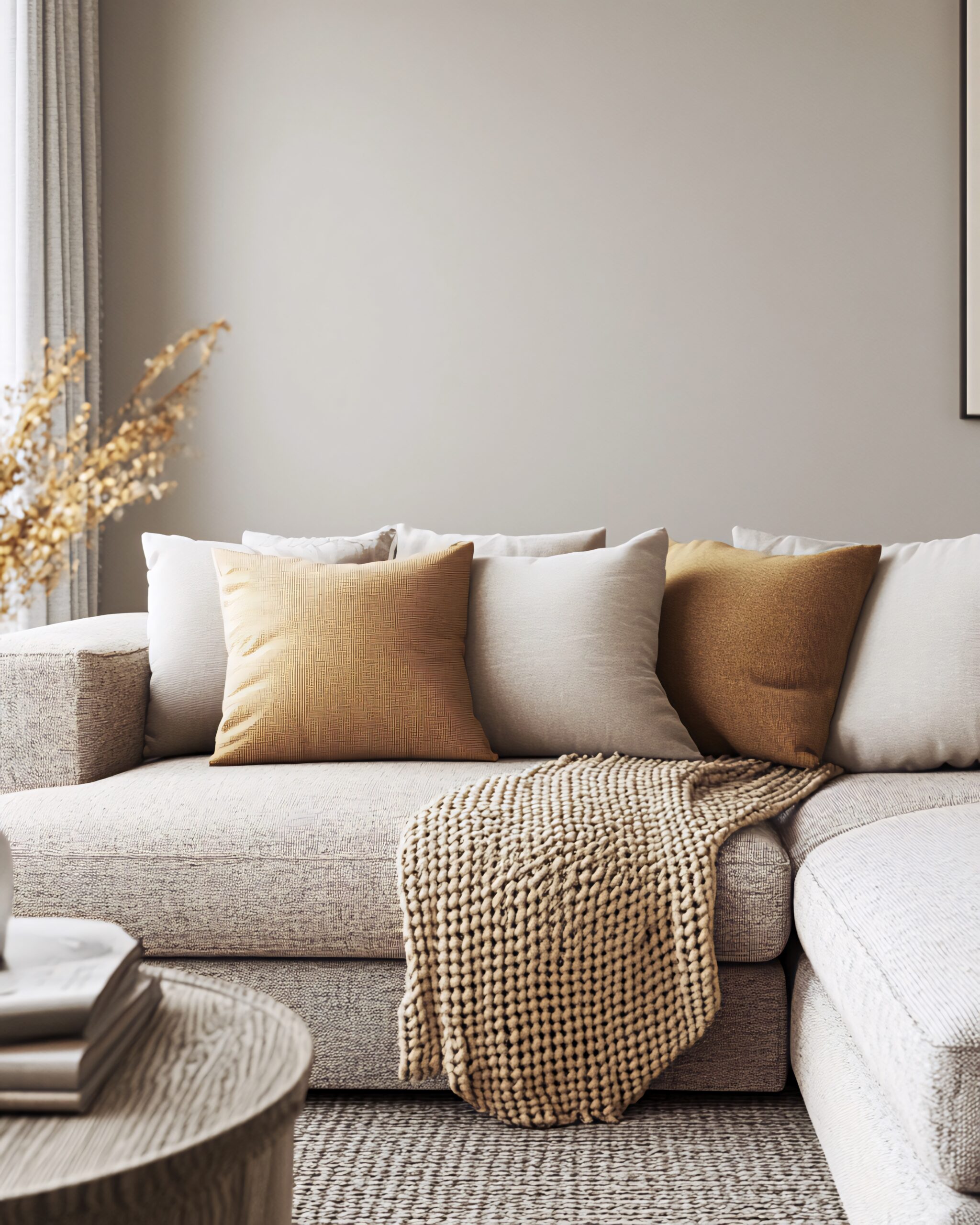 textured fabrics apartment decor