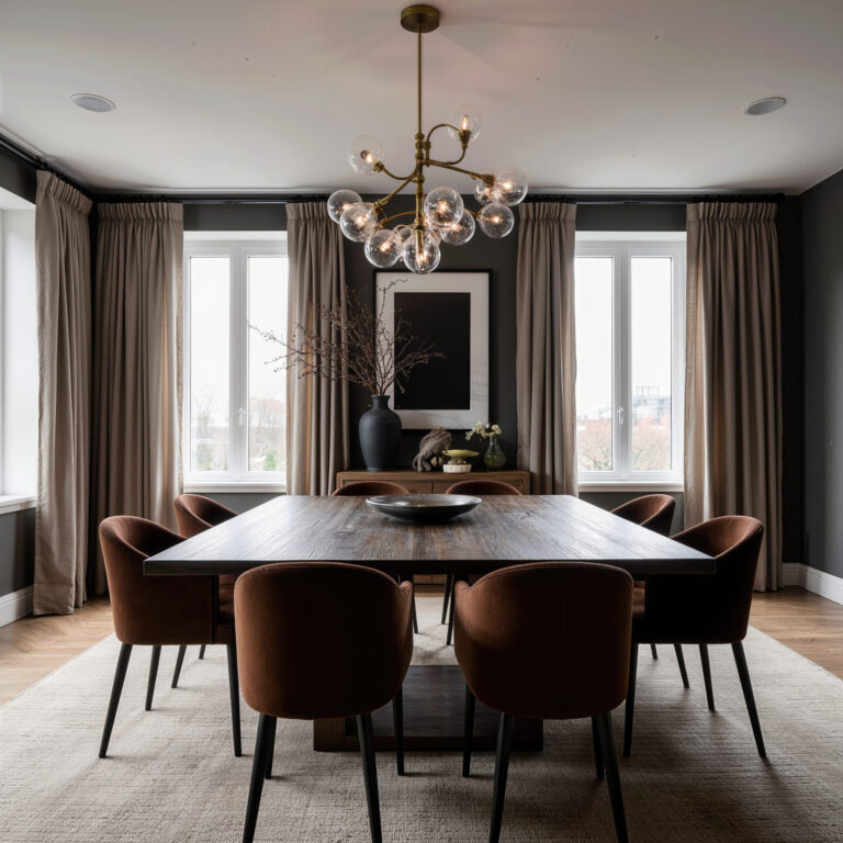 dark dining room ideas