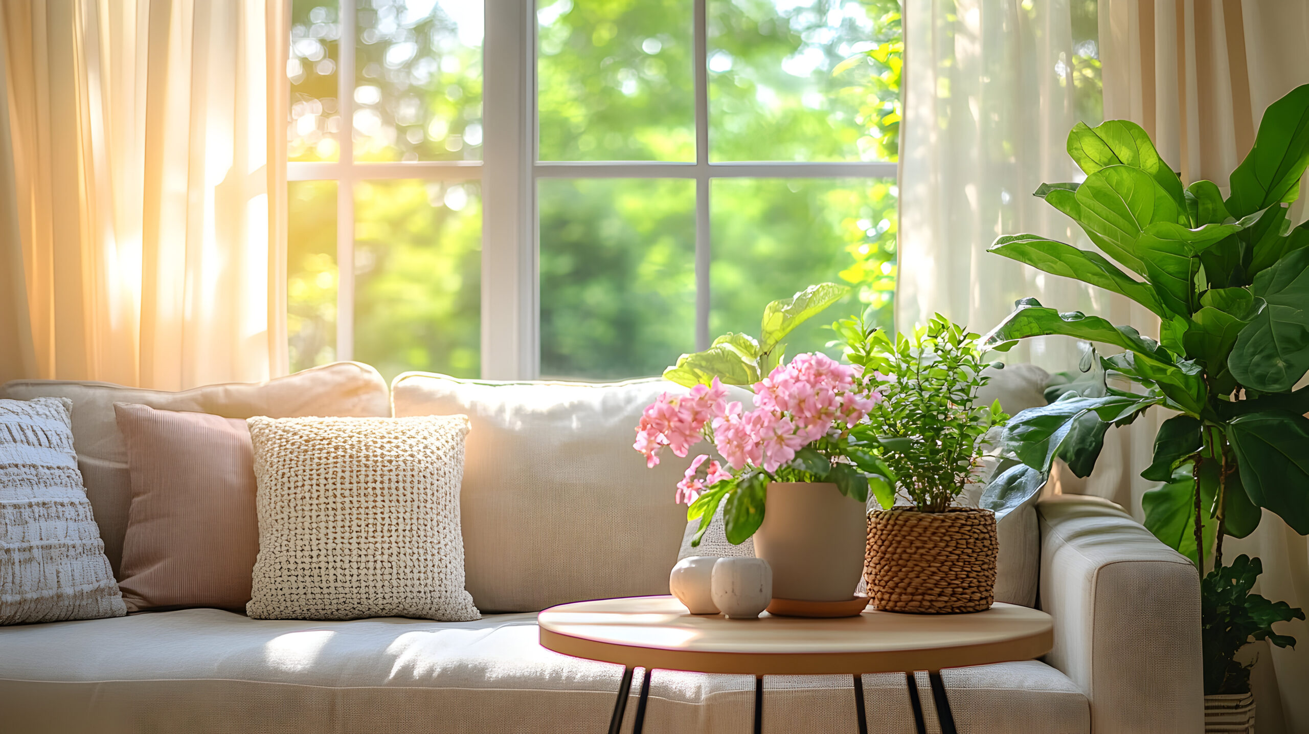 fresh home colour accents