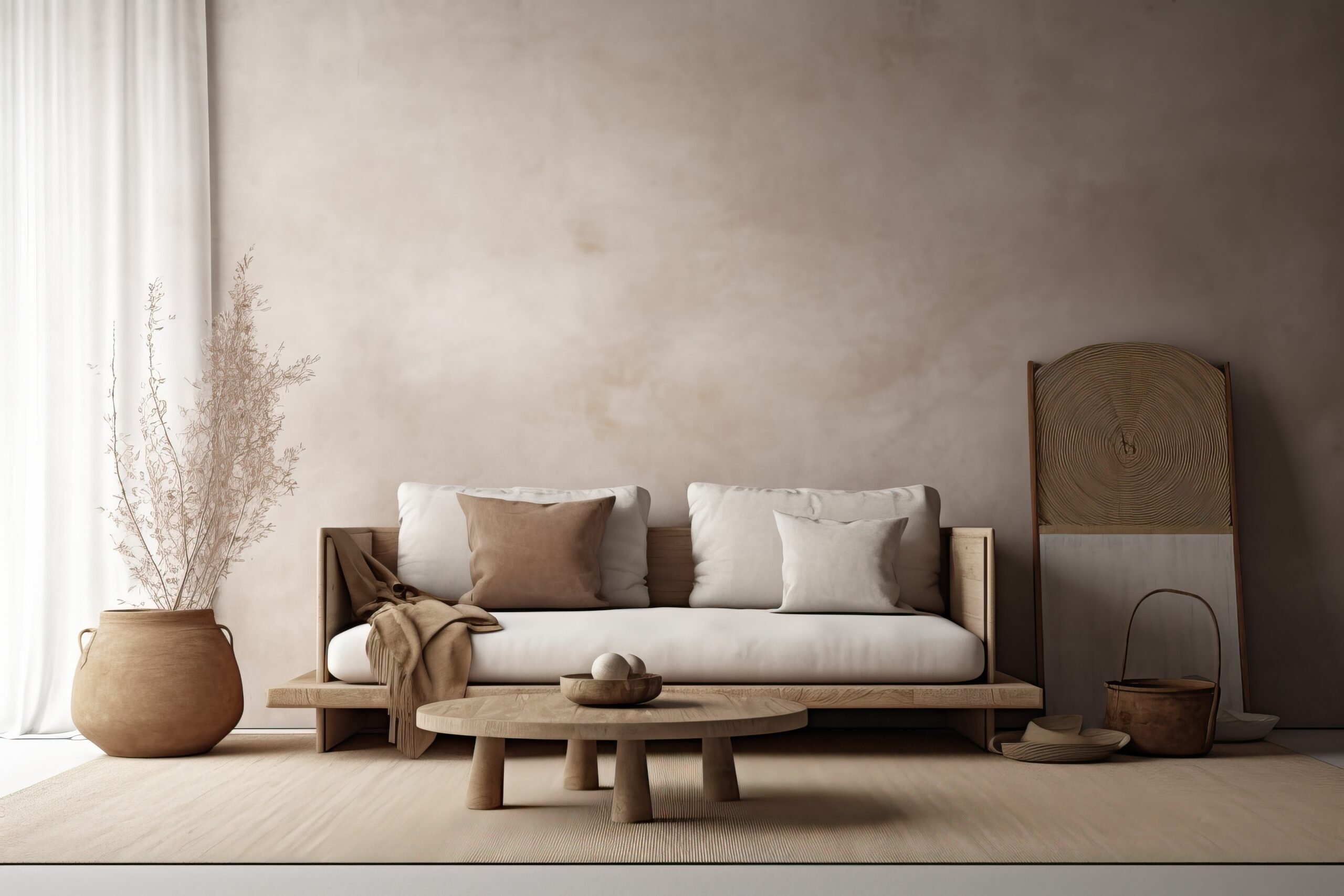 rustic minimalist home balance