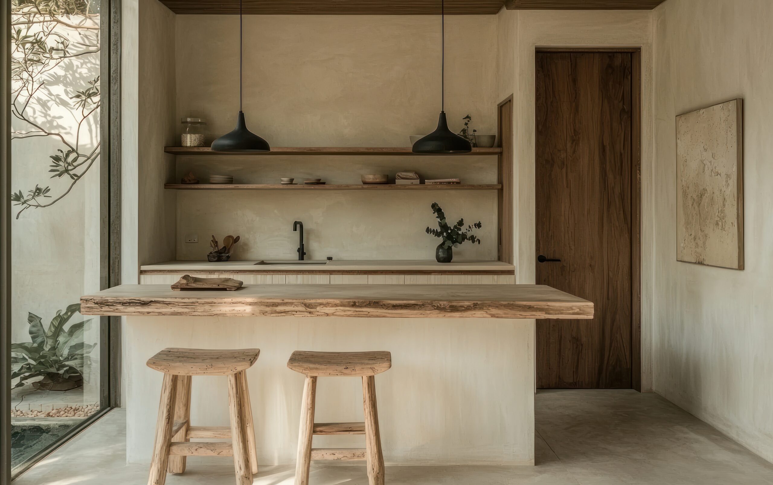 rustic minimalist kitchen design