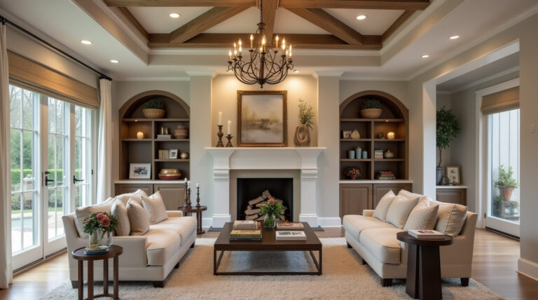 traditional interior design characteristics